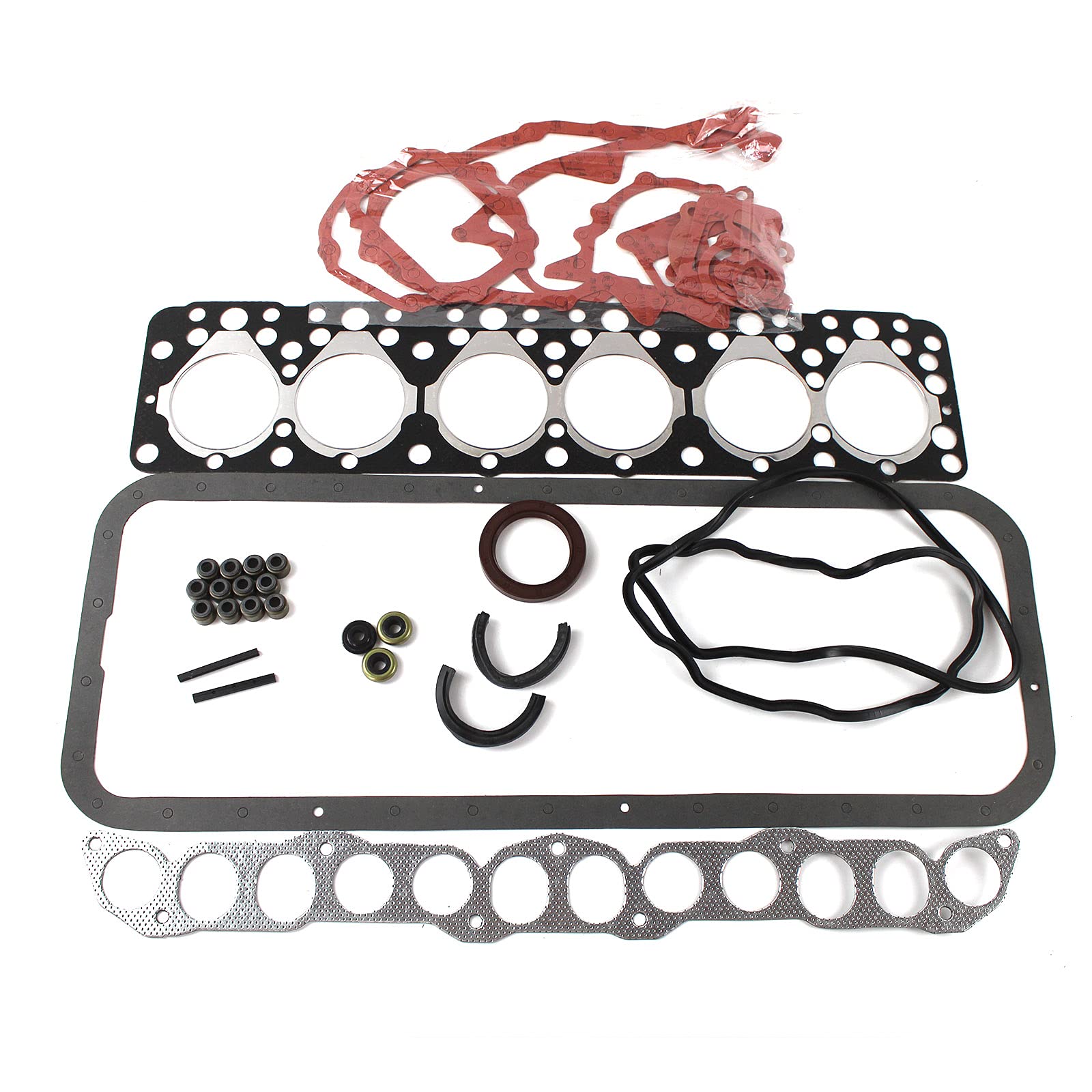 PANGOLIN SD33 SD-33 Engine Gasket Kit for Nissan SD33 SD-33 Diesel 11044-C8600 - Replacement Parts for Excavator & Heavy Equipment - Perfect for Engine Repair & Maintenance