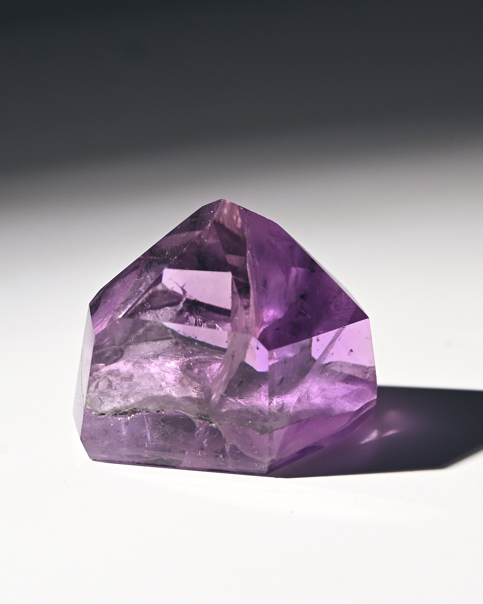 2 Inch Bahia Amethyst Phantom Point - Natural Healing Crystal for Meditation, Reiki & Home Decor