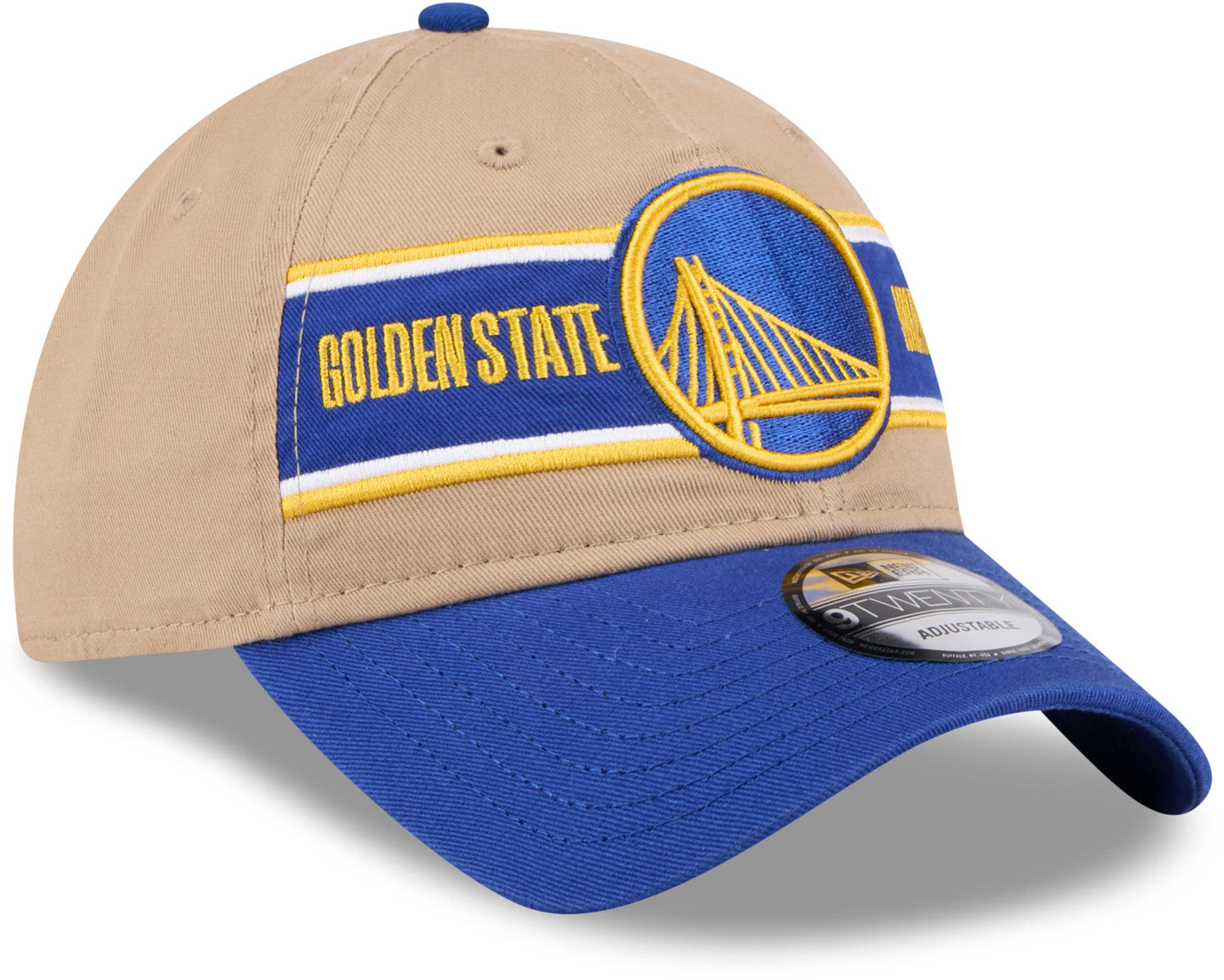 Golden State Warriors New Era 9Twenty NBA 2024 Draft Snapback Cap - Official Team Logo Hat for Basketball Fans & Streetwear Fashion