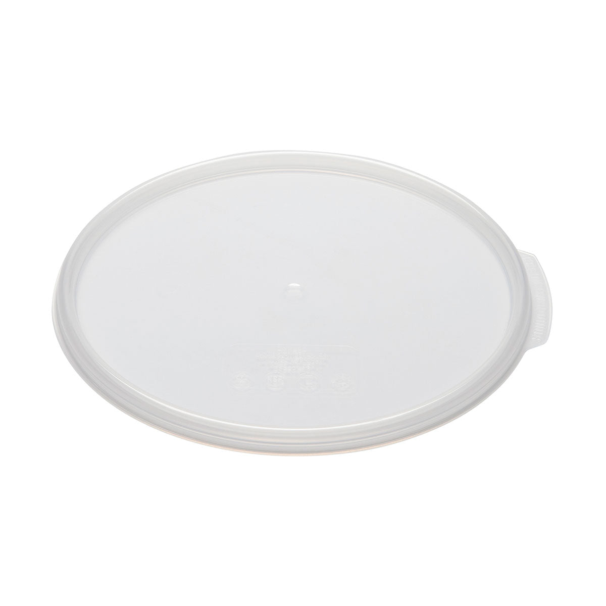 Cambro RFS12SCPP190 Camwear Round Seal Lid - Translucent Food Storage Container Lid for 12, 18 & 22 qt - Airtight Kitchen & Restaurant Supplies for Meal Prep, Leftovers & Bulk Food Storage