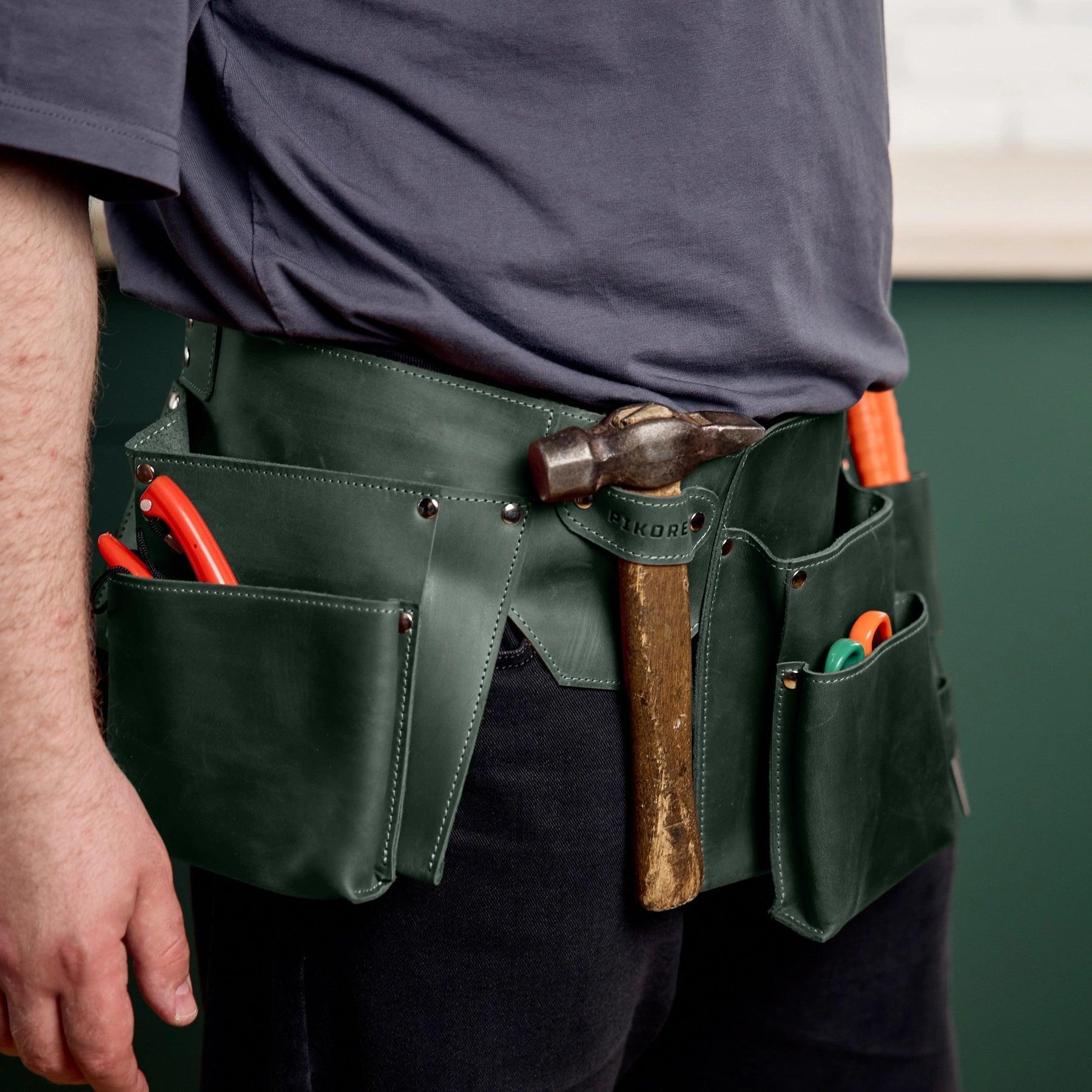 Heavy Duty Tool Belt Holster for Carpenters & Construction Workers - Adjustable & Durable Work Belt Holder for Hammers, Drills & Tools - Perfect for DIY Projects & Professional Job Sites