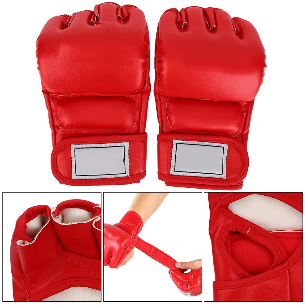 Premium MMA Gloves for Men & Women - Open Palm Design for Breathability - Ideal for Kickboxing, Muay Thai, Sparring & Bag Work - Durable Martial Arts Training Gloves for Punching & Combat Sports