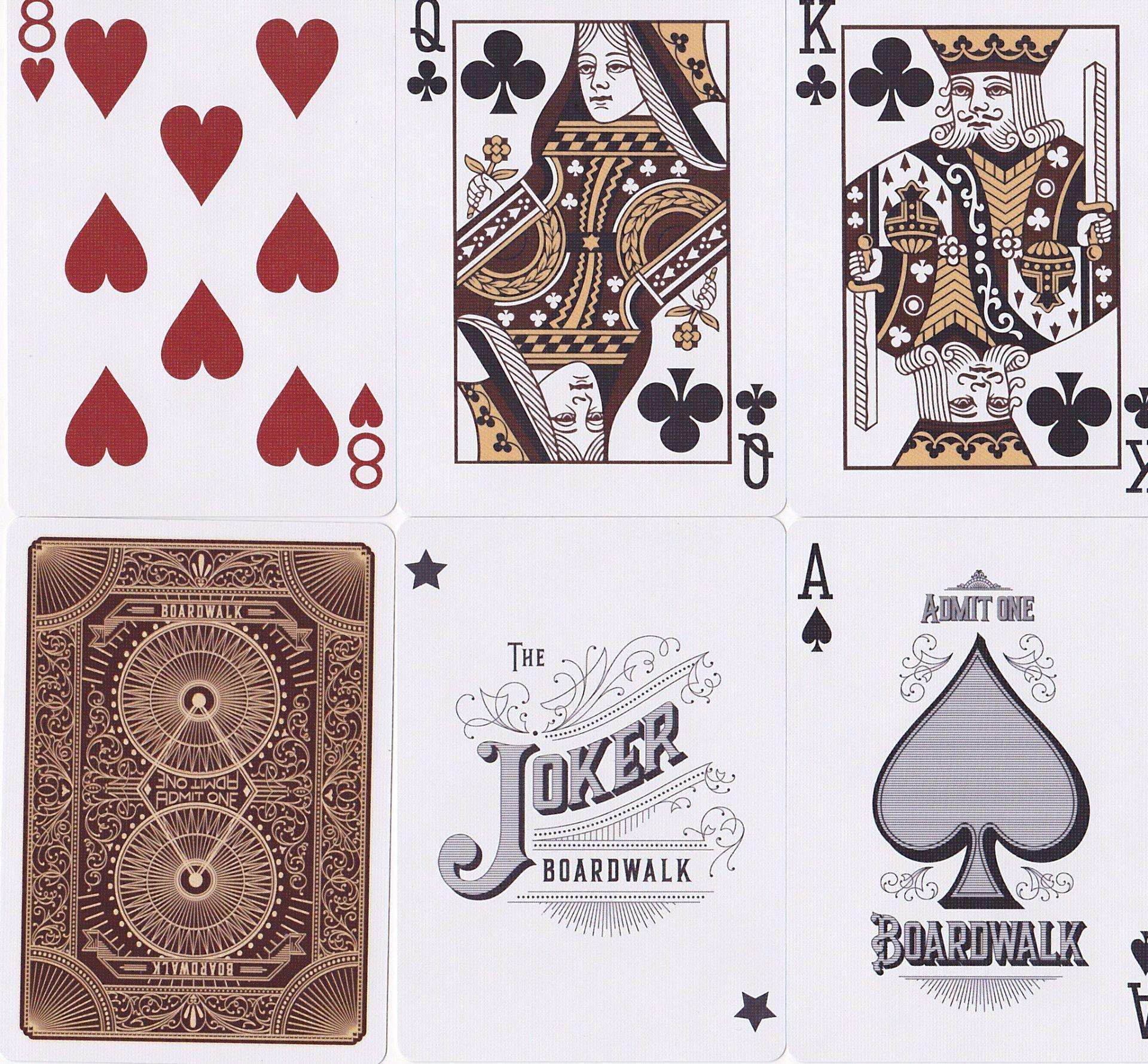 Boardwalk Papers Playing Cards - Premium Quality Poker Cards for Magic Tricks, Card Games, and Collectors - Perfect for Poker Nights, Casino Parties, and Family Game Evenings