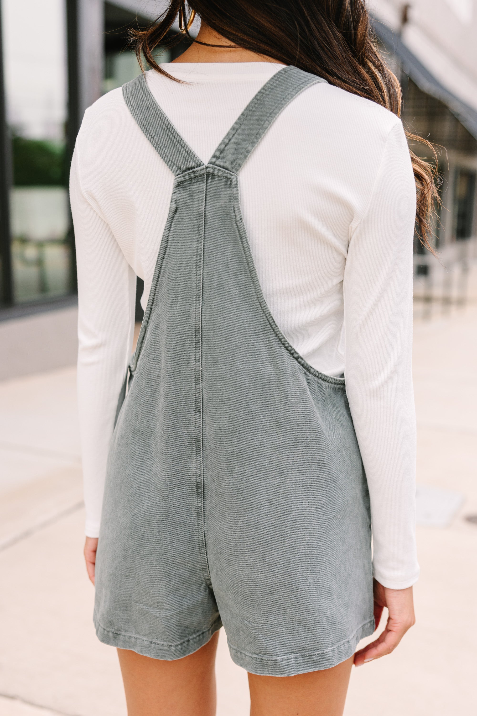 Stylish Gray Denim Overalls for Women & Men - Comfortable Jumpsuit with Pockets for Work, Casual Wear & Outdoor Activities