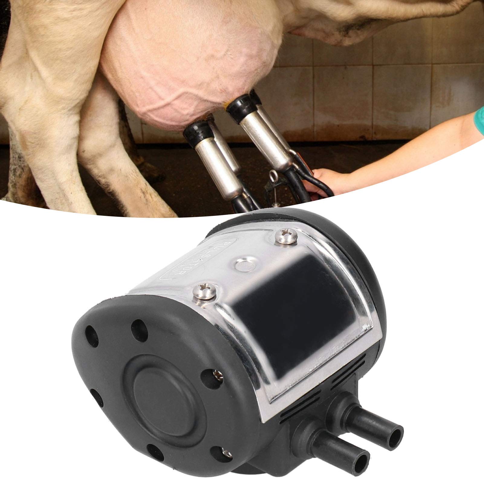Universal Pulsator 2 Plastic Outlet for Cow and Sheep Milking Machine - Durable Farming Equipment Accessory for Dairy Farm and Livestock Management