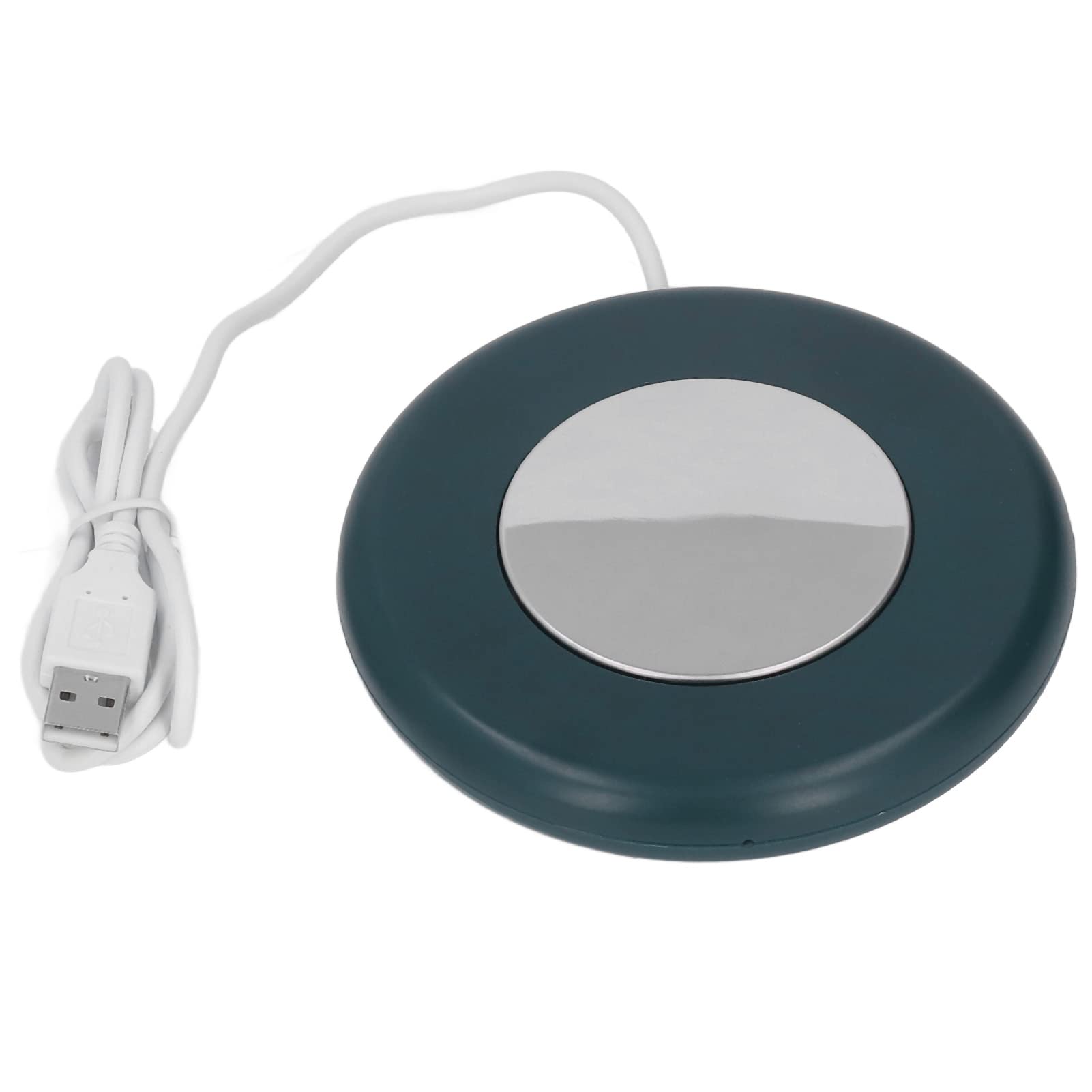 USB Tea Warmer & Coffee Mug Warmer - 10W Energy Saving Power, 5V DC for Office & Home Use, Perfect for Keeping Tea & Coffee Hot (Green)