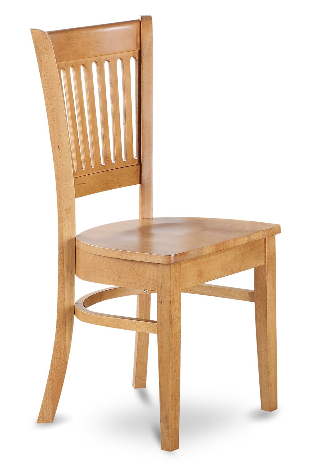 East West Furniture AVVA7-OAK-W 7-Piece Oak Dining Room Set with Oval Table (42x60 Inch) & 6 Chairs - Butterfly Leaf Extension - Perfect for Family Meals and Entertaining Guests