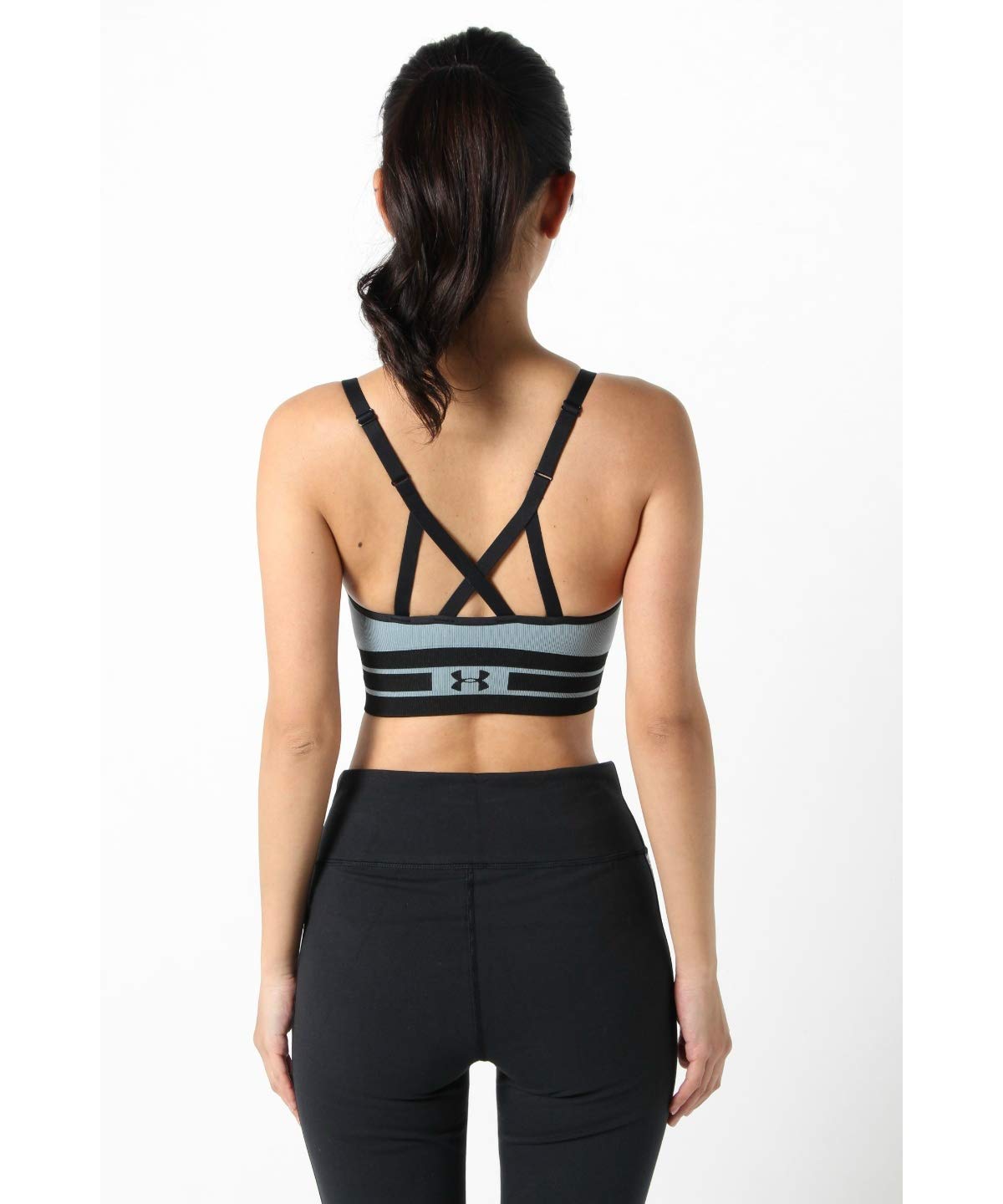 Under Armour Women's Seamless Longline Sports Bra - High Support Workout Top for Running, Yoga & Gym - Breathable Comfort for Active Lifestyles