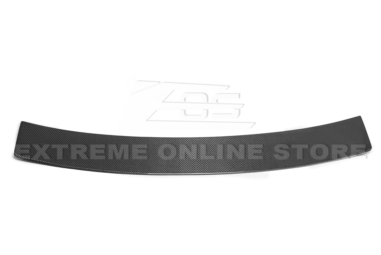 Carbon Fiber Rear Window Roof Spoiler for 2009-2014 Cadillac CTS & CTS-V Sedan - EOS Performance Style Replacement - Enhance Aerodynamics & Sporty Look for Street Racing & Car Shows