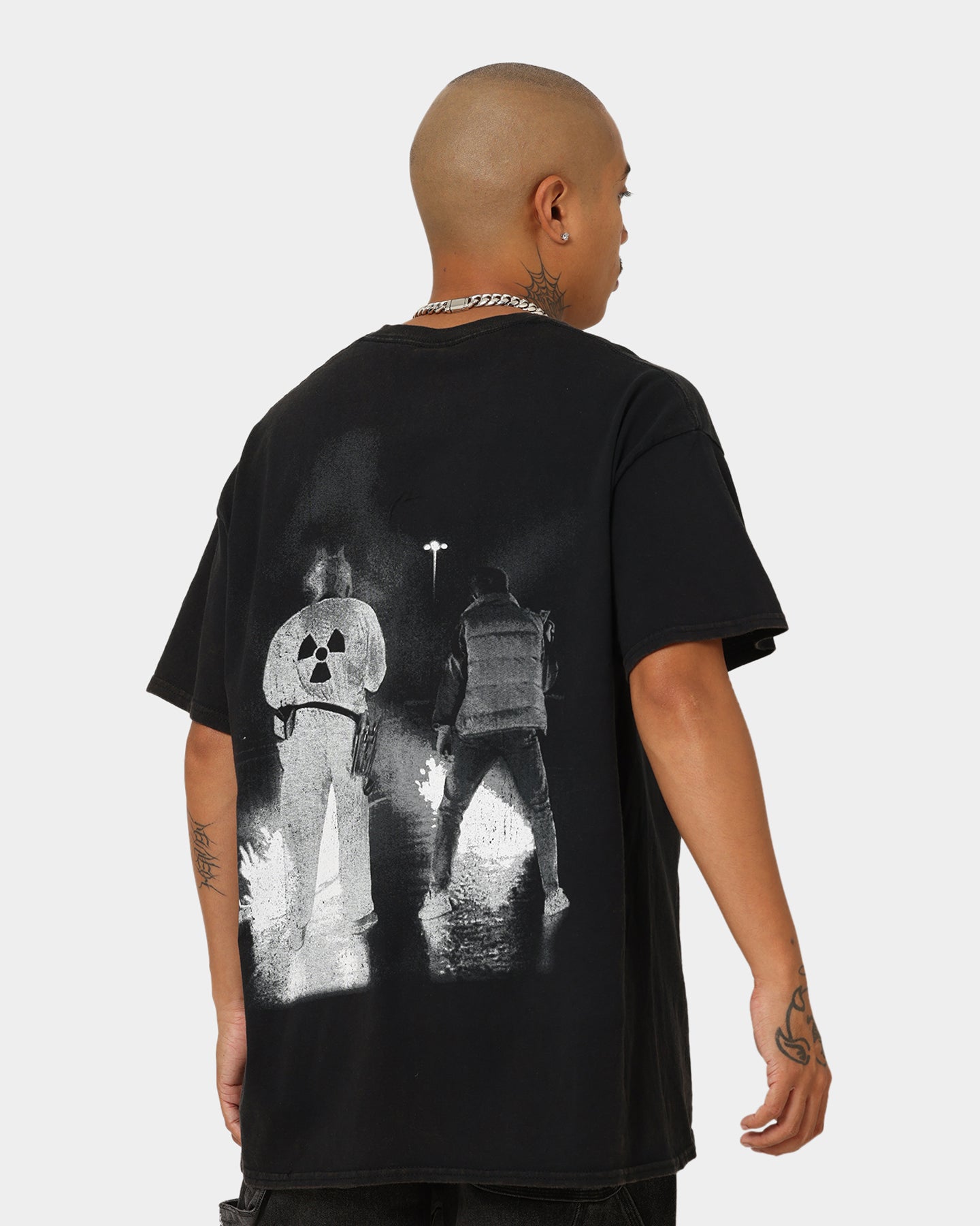 Vintage Back To The Future Movie T-Shirt - Washed Black Cotton Tee - Retro 80s Inspired Graphic Tee - Perfect for Movie Fans, Cosplay, and Casual Wear