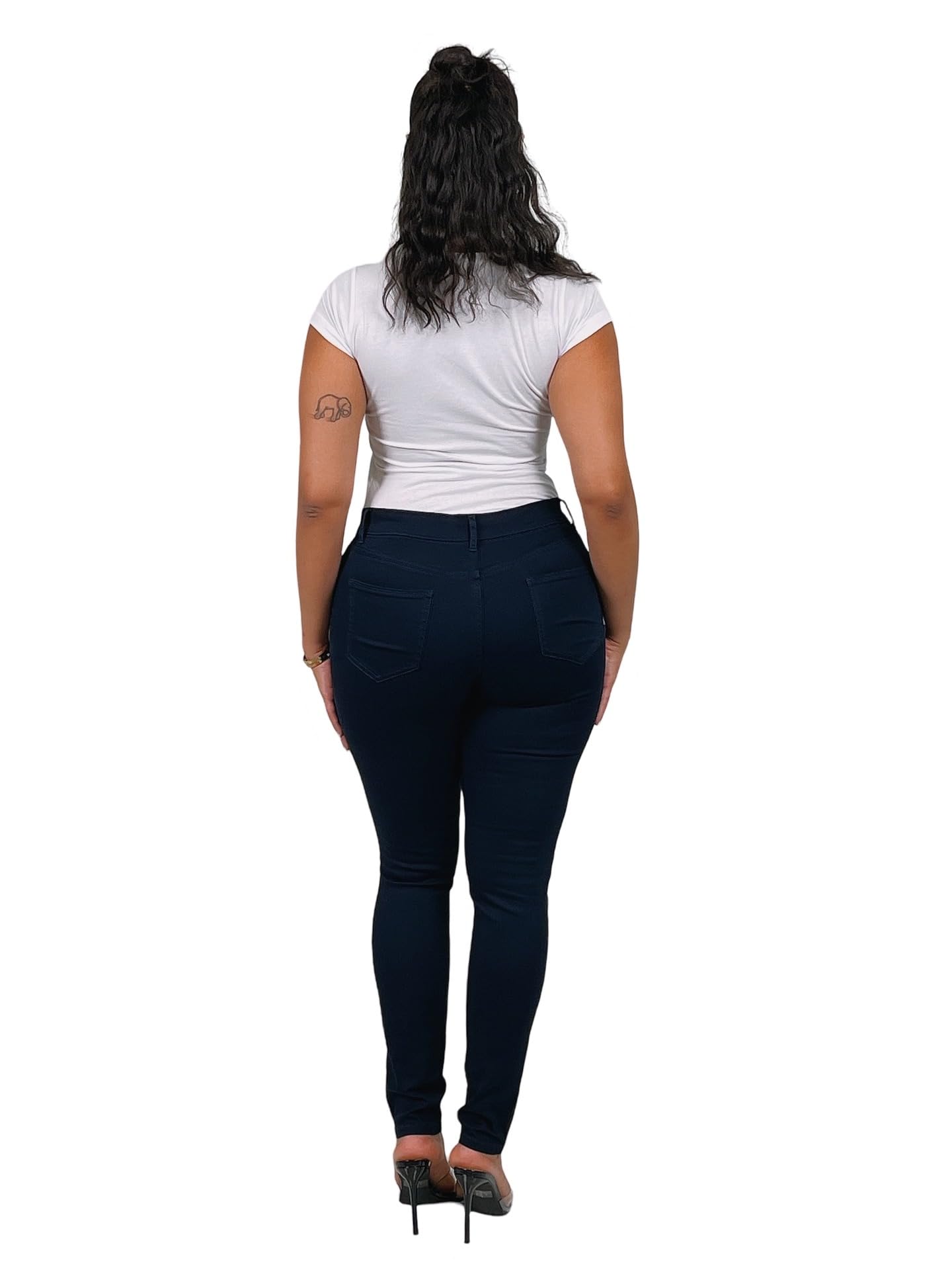 Junior Uniform Pants for Women - 5-Pocket Skinny Fit Stretch Pants with Cotton Spandex Blend | Comfortable & Durable for School, Work & Everyday Wear