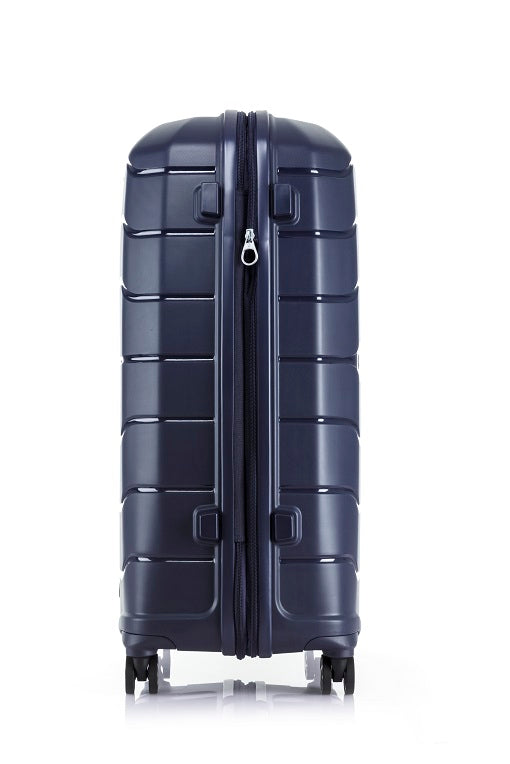 Samsonite Oc2lite 75cm Large 4 Wheel Hard Shell Suitcase - Lightweight Spinner Luggage with TSA Lock, Navy Blue - Perfect for Business Travel & International Vacations