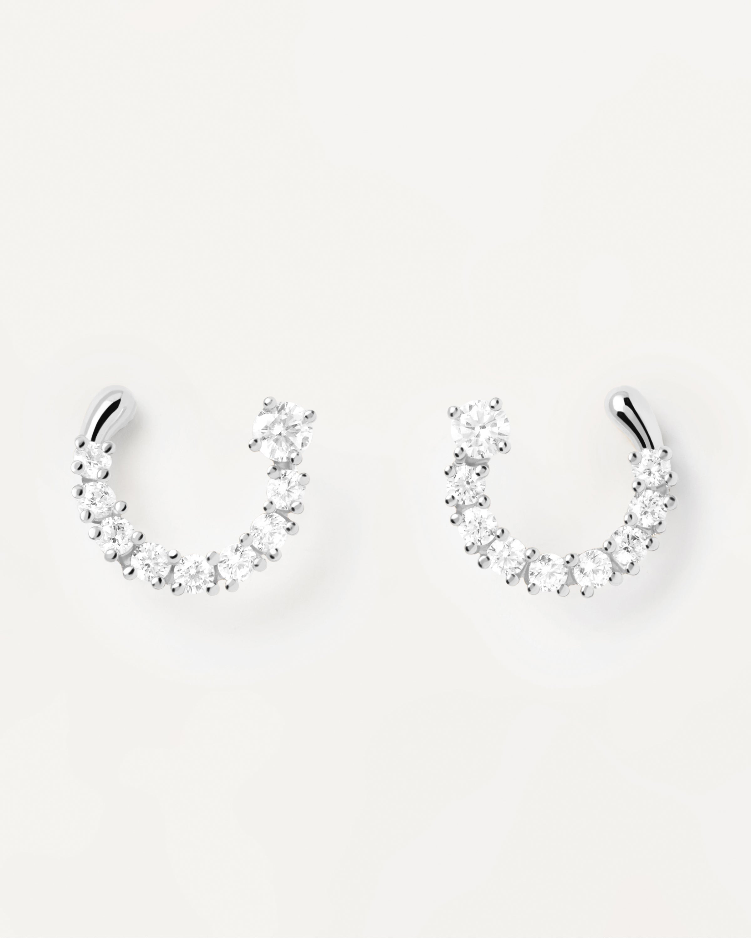 Leona Silver Earrings for Women - Elegant Sterling Silver Jewelry for Everyday Wear & Special Occasions