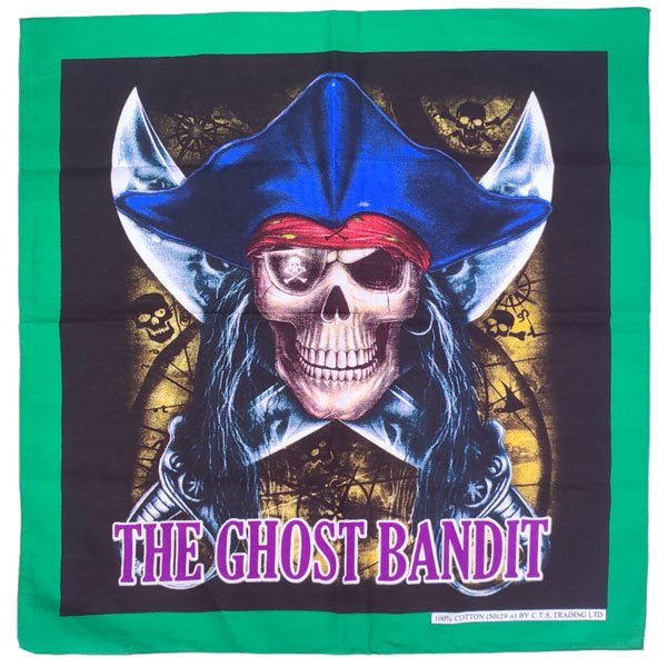 Ghost Design Cotton Handkerchief - Soft & Breathable Cotton Fabric - Perfect for Everyday Use, Weddings, Gifts & Fashion Accessories