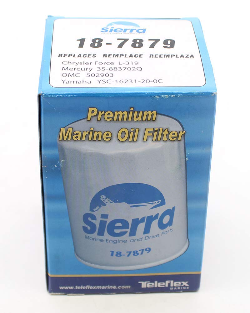 Sierra Oil Filter PN 18-7879 - High Performance Engine Oil Filter for Cars, Trucks & SUVs | Compatible with Multiple Vehicle Models | Durable & Long-Lasting Protection | Perfect for Routine Maintenance & Oil Changes