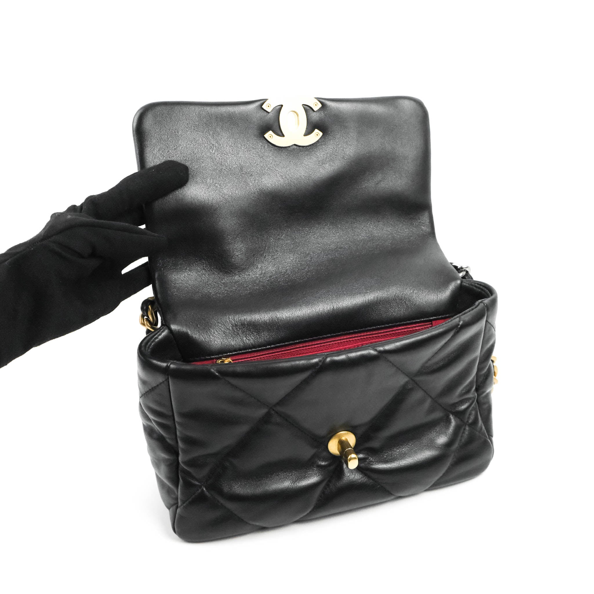 Chanel 19 Small Handbag Black Mixed Hardware - Luxury Designer Crossbody Bag for Women, Perfect for Date Night & Evening Events