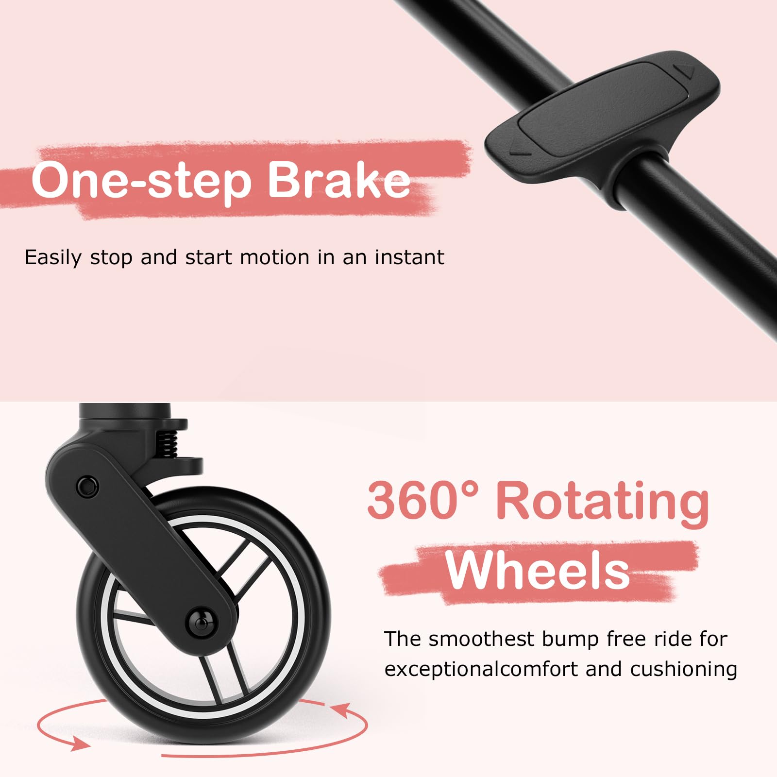 INFANS Lightweight Baby Stroller for Travel - Ultra Compact Fold, Airplane Approved, One-Hand Gravity Fold with Near Flat Recline | Perfect for Infants 0-36 Months | Ideal for Air Travel, Shopping, and Daily Walks
