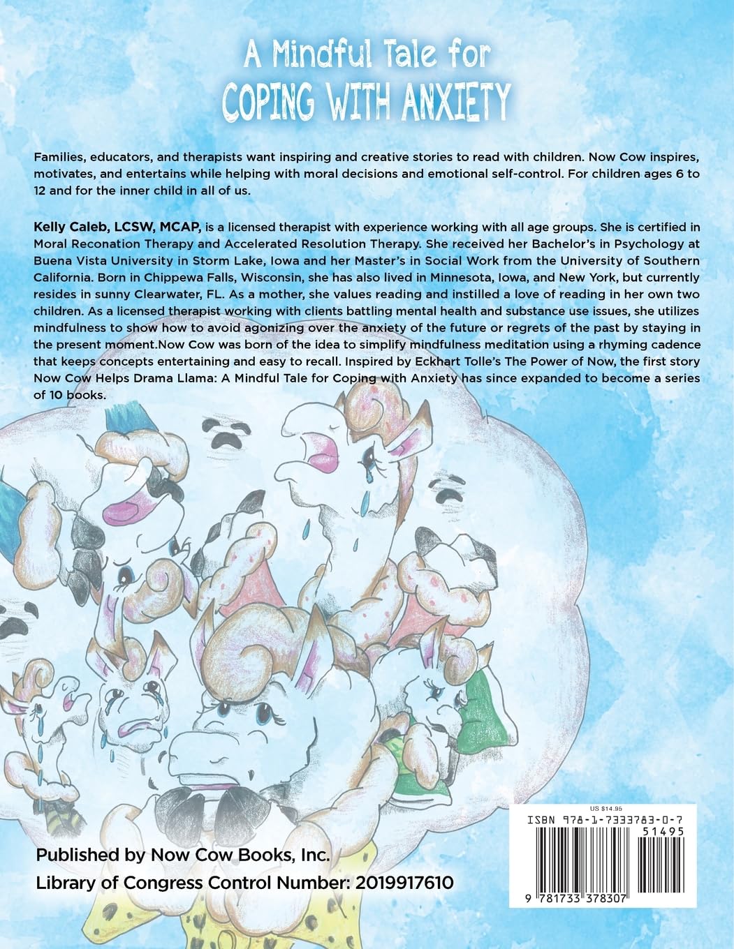 Now Cow Helps Drama Llama: Mindful Children's Book for Anxiety Relief - Perfect for Bedtime Stories and Classroom Emotional Learning