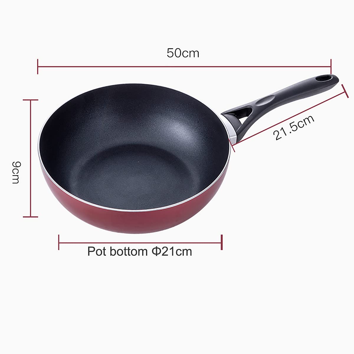 **Non-Stick Aluminum Alloy Frying Pan 28cm/30cm - Induction & Gas Stove Compatible - Comfortable Handle for Easy Cooking - Perfect for Sautéing, Frying & Pancakes**