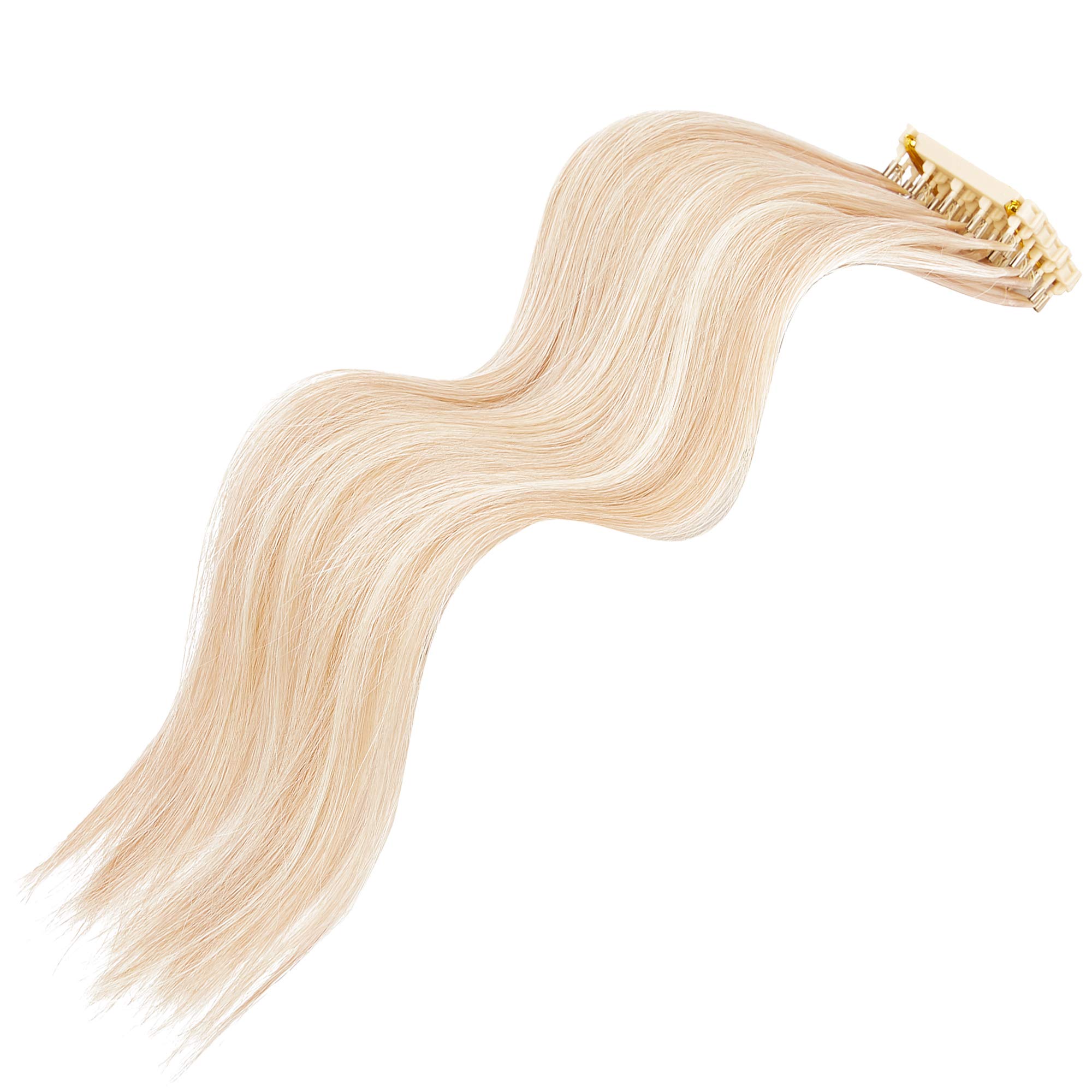 6D No-Trace Clip-In Hair Extensions - 100% Real Human Hair - 13pcs 52g/pack - 22 Inch #18P613 - Perfect for Volume, Length & Styling for Parties, Weddings & Daily Wear