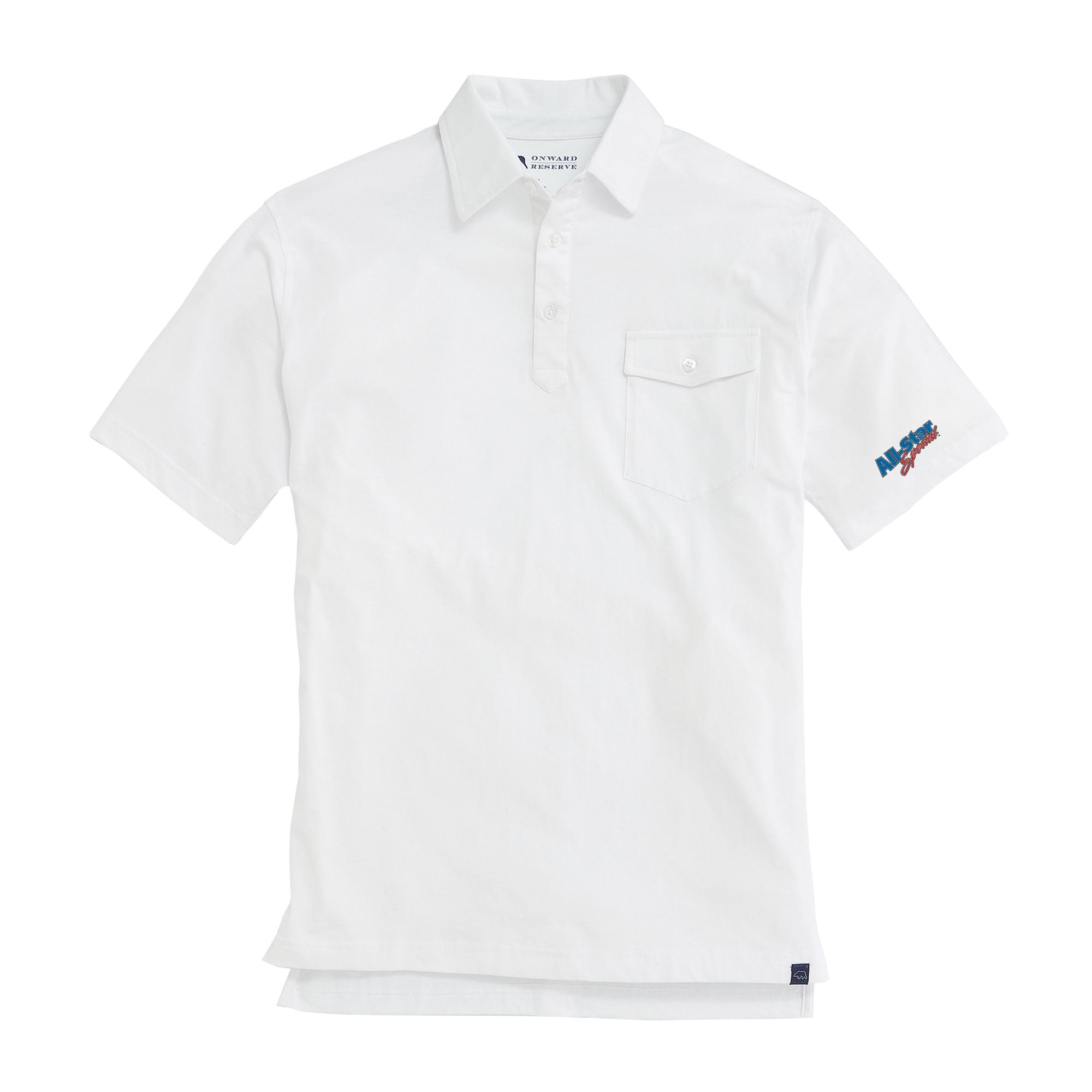 All Star Special Old School Polo Shirt - Classic White Men's Casual Wear for Everyday Style & Comfort | Perfect for Work, Outings & Casual Events