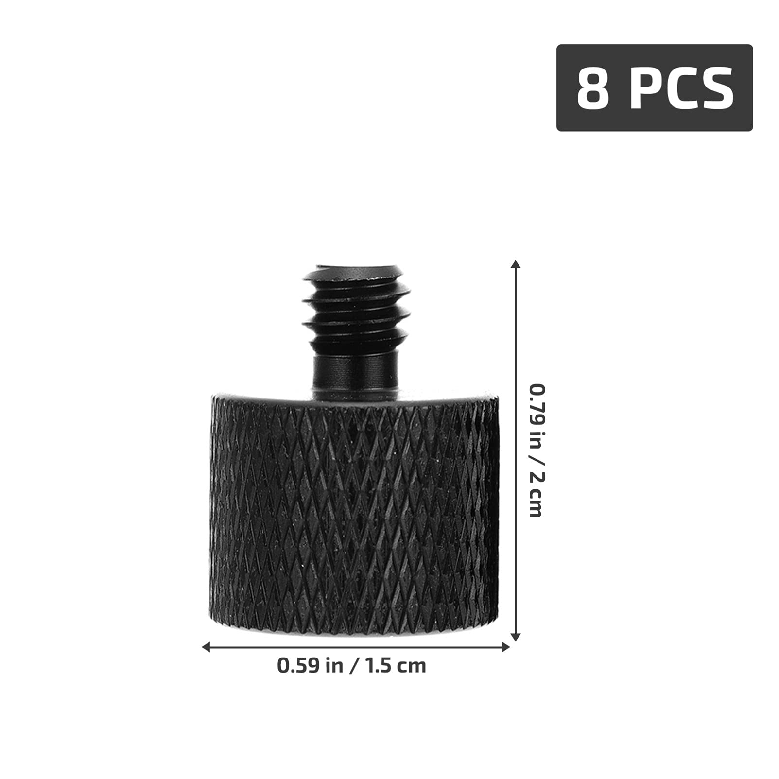 MILISTEN 8PCS Microphone Tripod Adapter - Camera Stand Screws for Professional Mic & Bracket Mounting