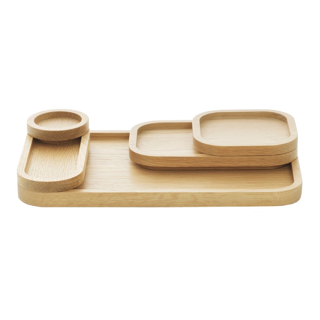 Astro Tray Set of 6 - Premium Serving Tray for Home, Office & Outdoor Entertaining - Perfect for Parties, Snacks & Decor