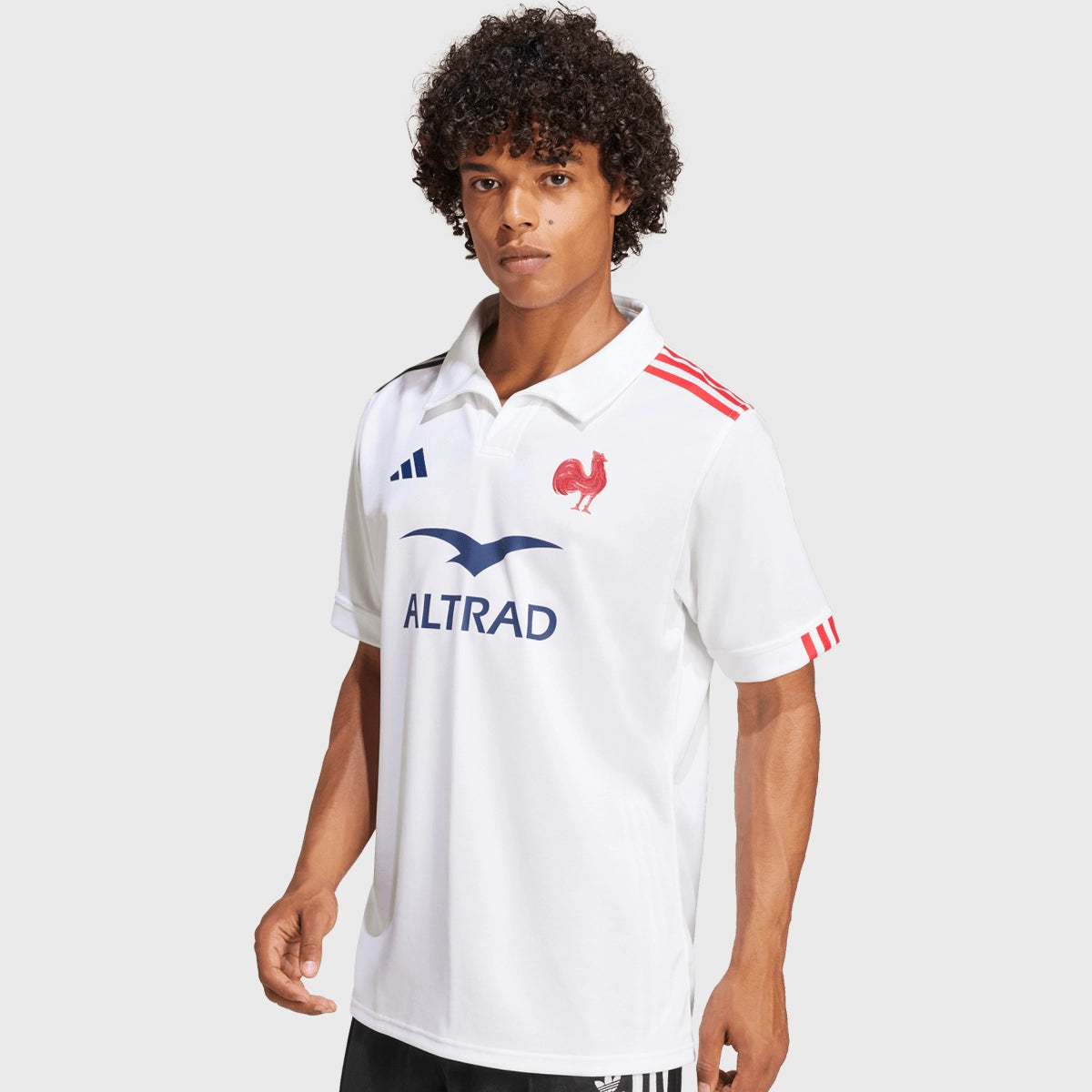 Adidas France Rugby Men's Away Replica Jersey 2024/25 - Official Licensed Rugby Shirt for Fans & Players - Perfect for Matchdays, Training & Sports Events