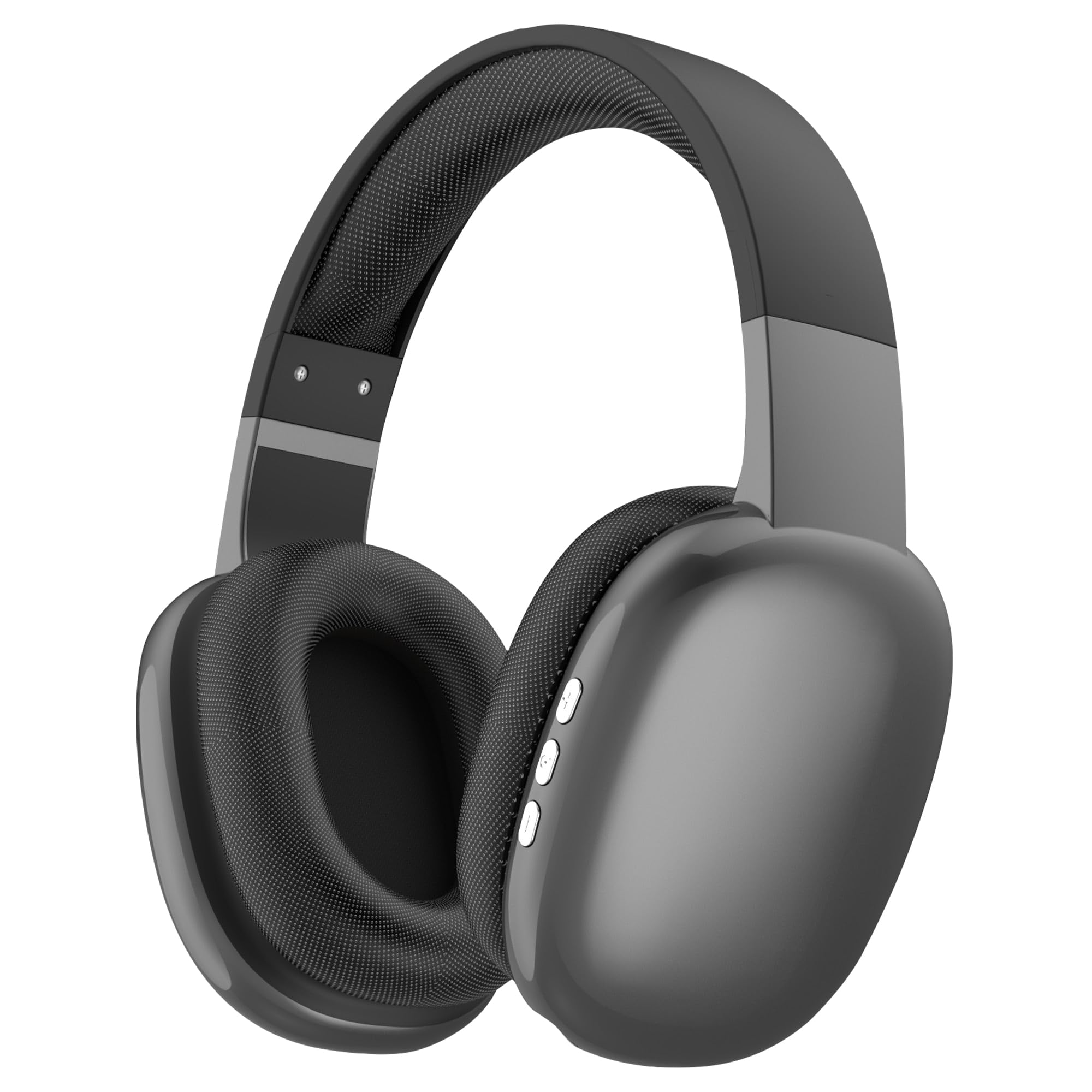 Gabba Goods Wireless Over Ear Bluetooth Headphones with Microphone - Noise Cancelling Headset for Travel, Work & Gaming - Built-in MicroSD, Wired/Wireless Modes - Compatible with TV, PC & Smartphones (Black) - Perfect for Commuting, Office Meetings & Home Entertainment