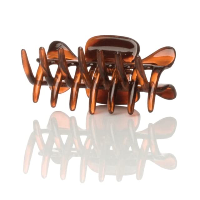 Basicare Non-Slip Butterfly Claw Clip for Women & Girls - Strong Hold Hair Clip for Thick & Thin Hair - Stylish Medium Shell Hair Accessory - Perfect for Work, School & Everyday Hairstyles