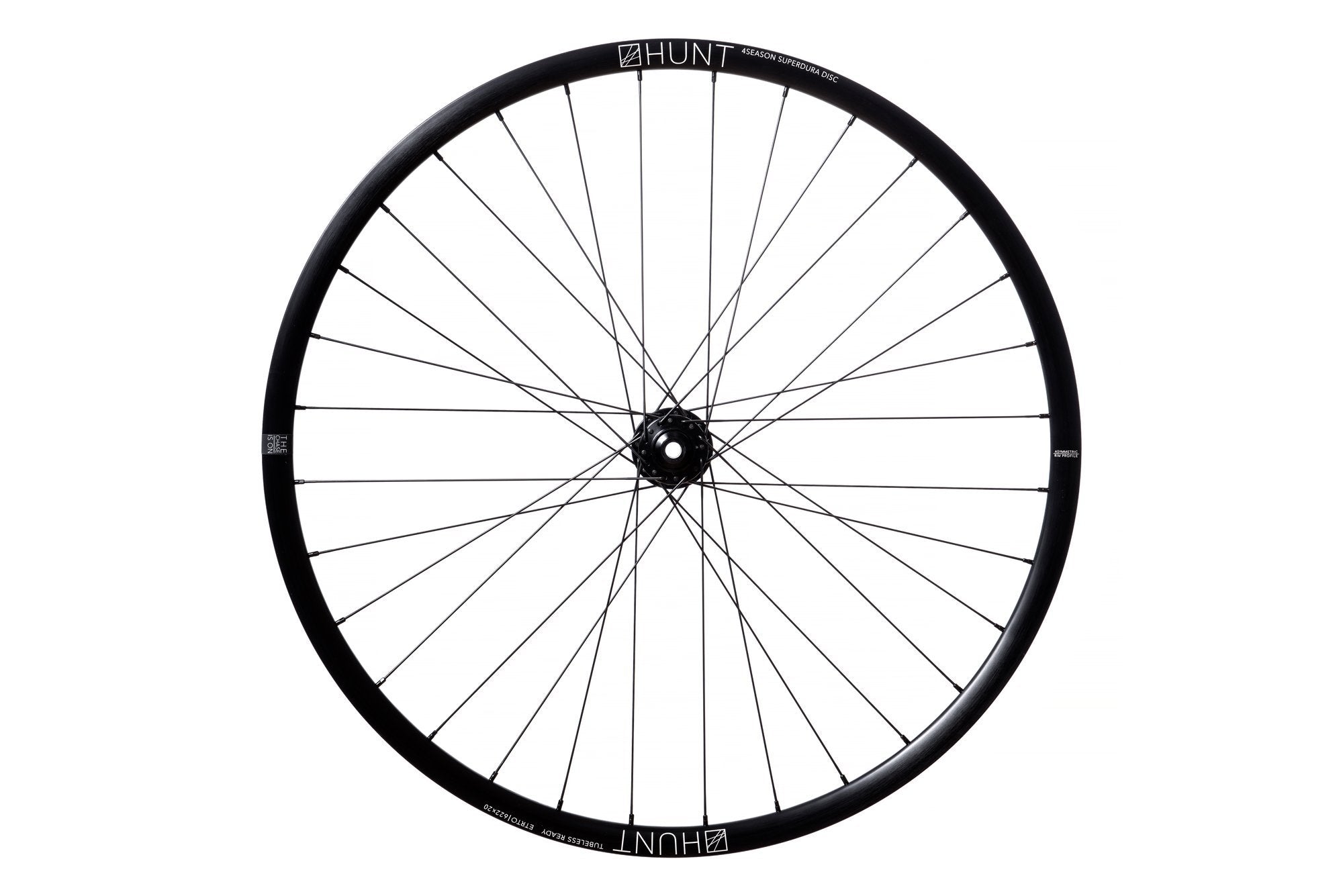 HUNT 4 Season Superdura Disc Wheelset - Lightweight & Durable Alloy Wheels for Road & Gravel Biking - Perfect for Year-Round Cycling, Commuting & Adventure Riding