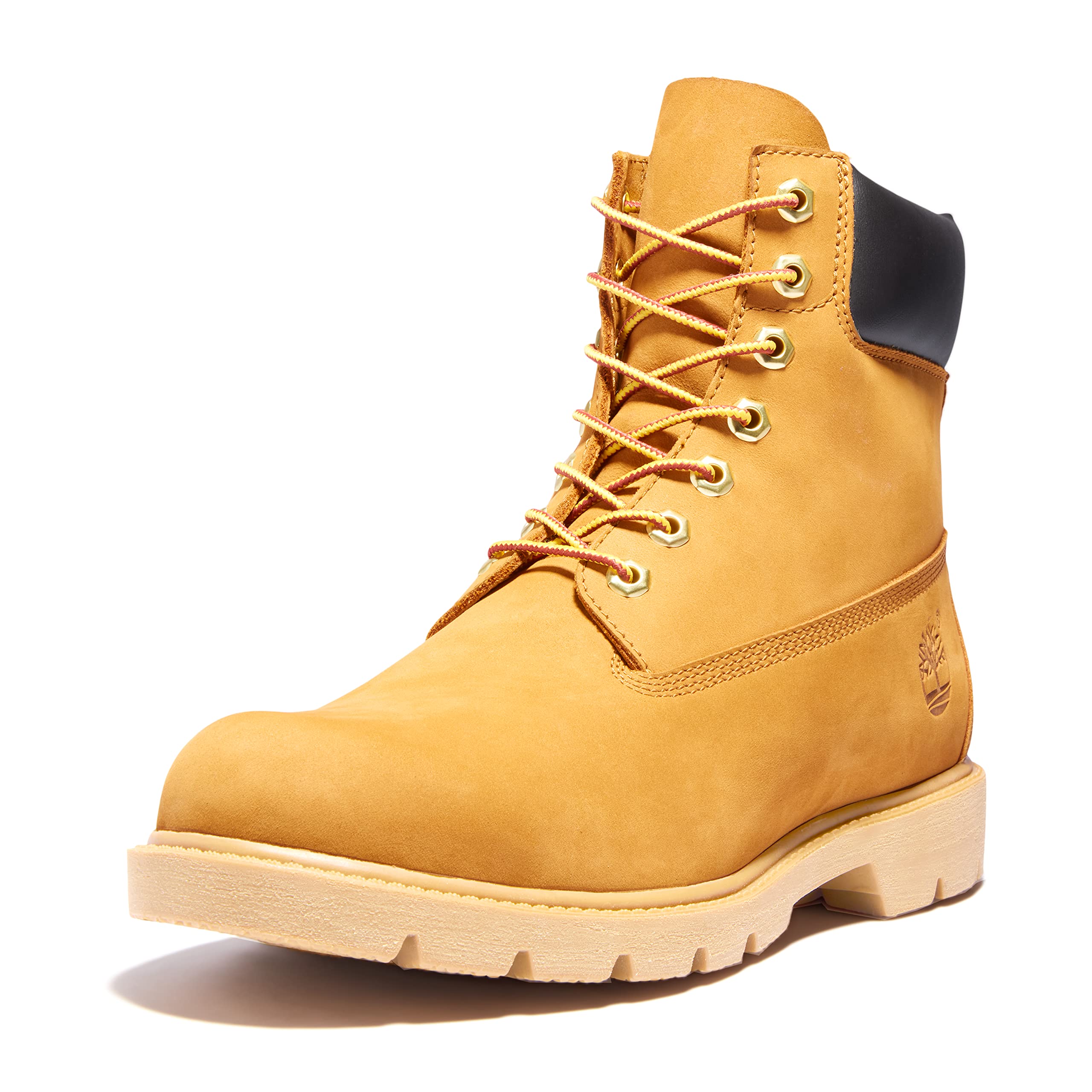 Timberland Men's 6 Inch Waterproof Leather Boots with Padded Collar - Durable Hiking & Work Boots for Outdoor Adventures and Construction Sites