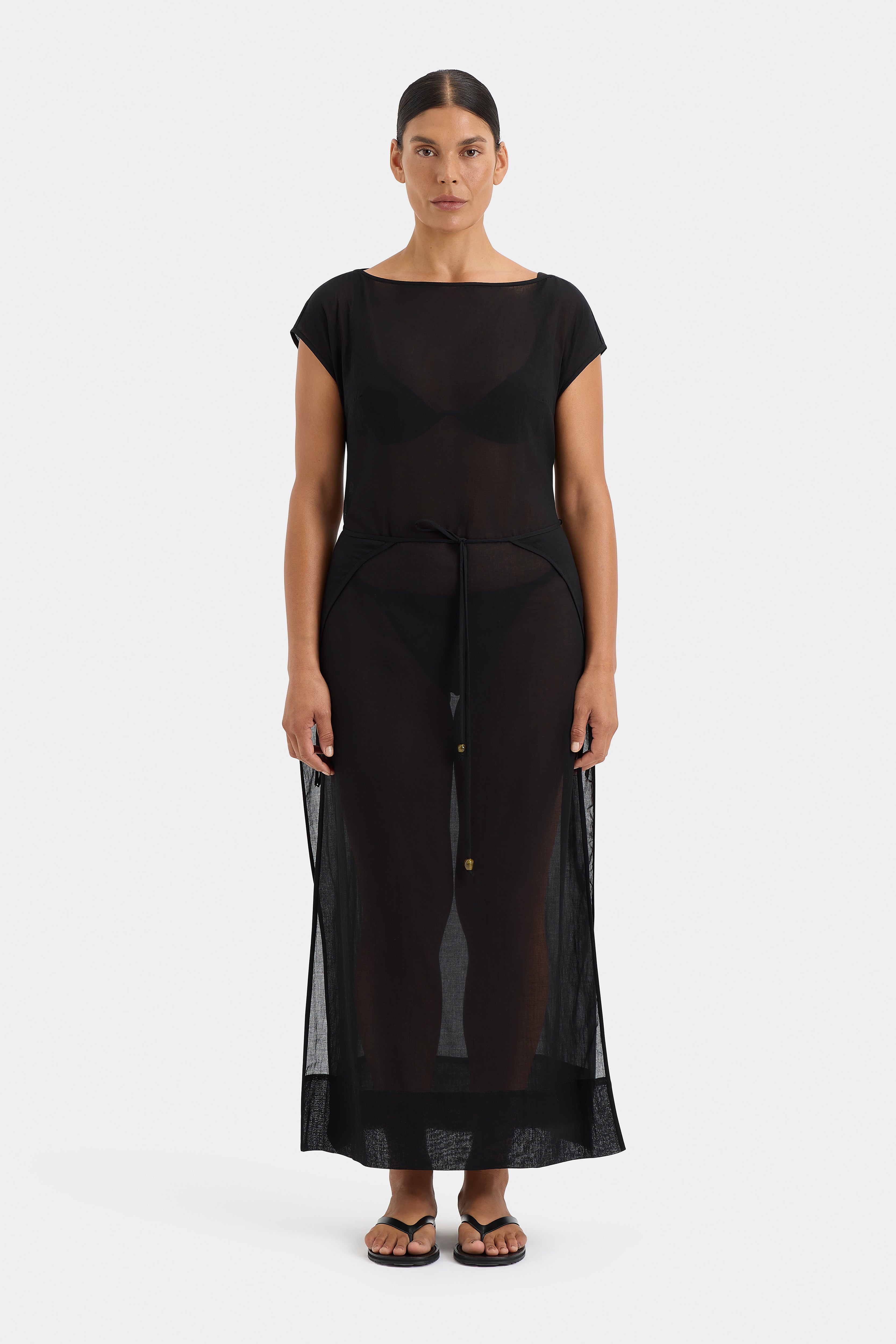 Blair Beaded Overlap Dress for Women - Elegant Party & Evening Gown - Perfect for Weddings, Cocktail Parties & Special Occasions