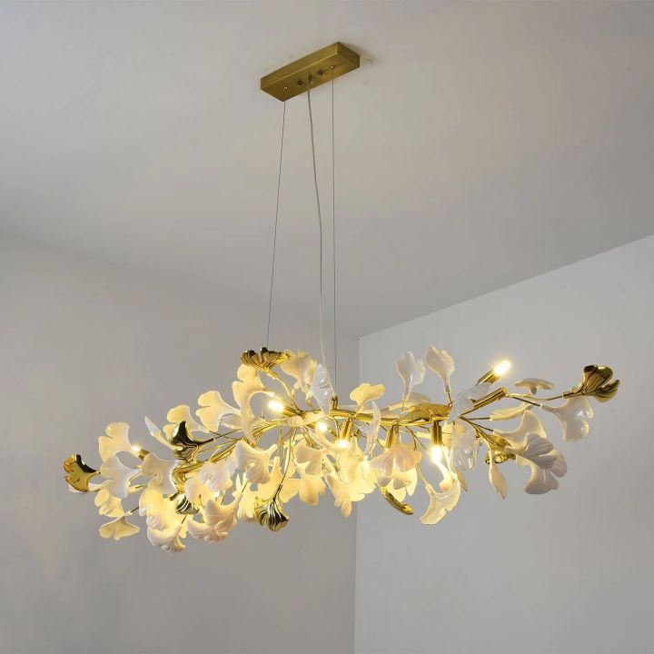 Ginkgo Luxury Chandelier - Modern Crystal Ceiling Light Fixture for Dining Room, Living Room & Bedroom | Elegant Home Decor Lighting