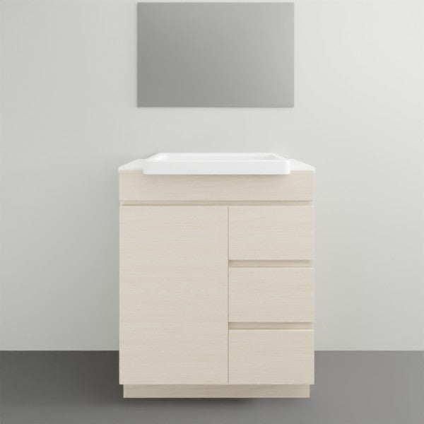 ADP Glacier Lite Semi-Recessed Vanity Set with Solid Surface Top - 24