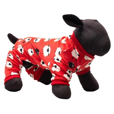 Counting Sheep Fleece Dog Pajamas - Cozy & Warm Sleepwear for Dogs - Perfect for Winter Nights & Indoor Lounging