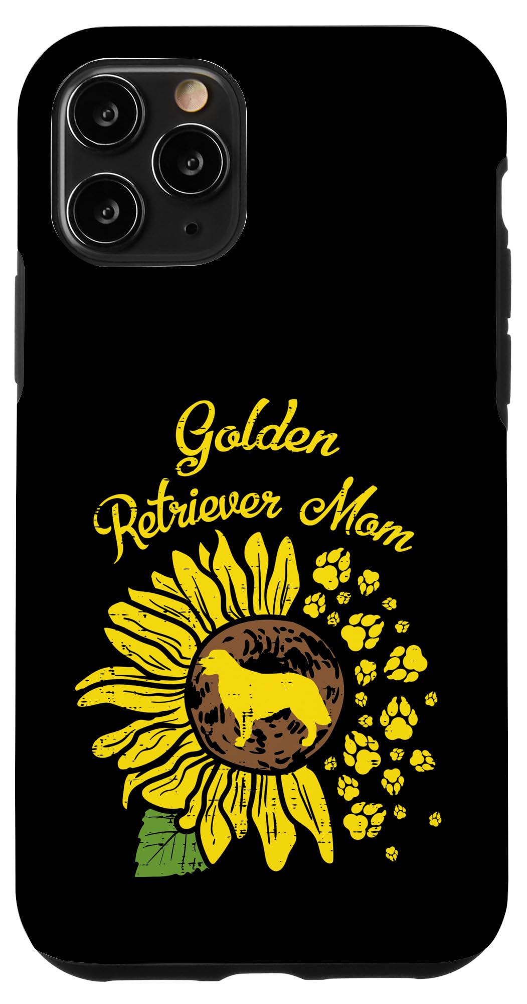 iPhone 11 Pro Case - Golden Retriever with Sunflowers Design, Perfect Gift for Dog Lovers & Women - Protective Phone Cover for Everyday Use, Work, Travel & Outdoor Activities