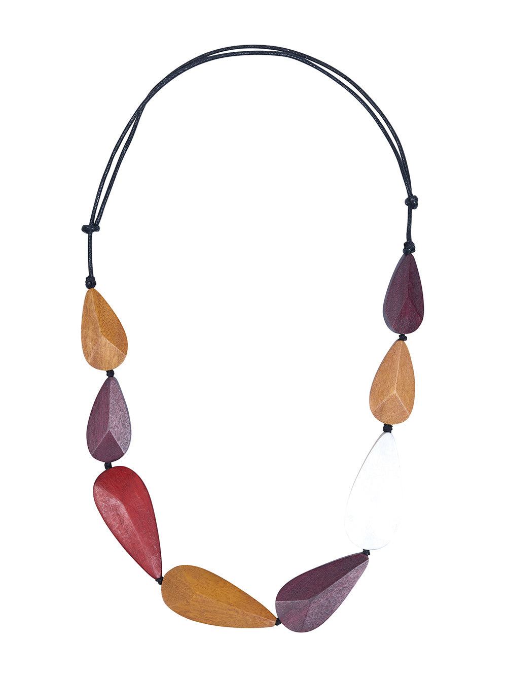 Nina Wood Necklace for Women - Handmade Boho Wooden Pendant Necklace - Perfect for Casual Wear, Layering & Gift Giving