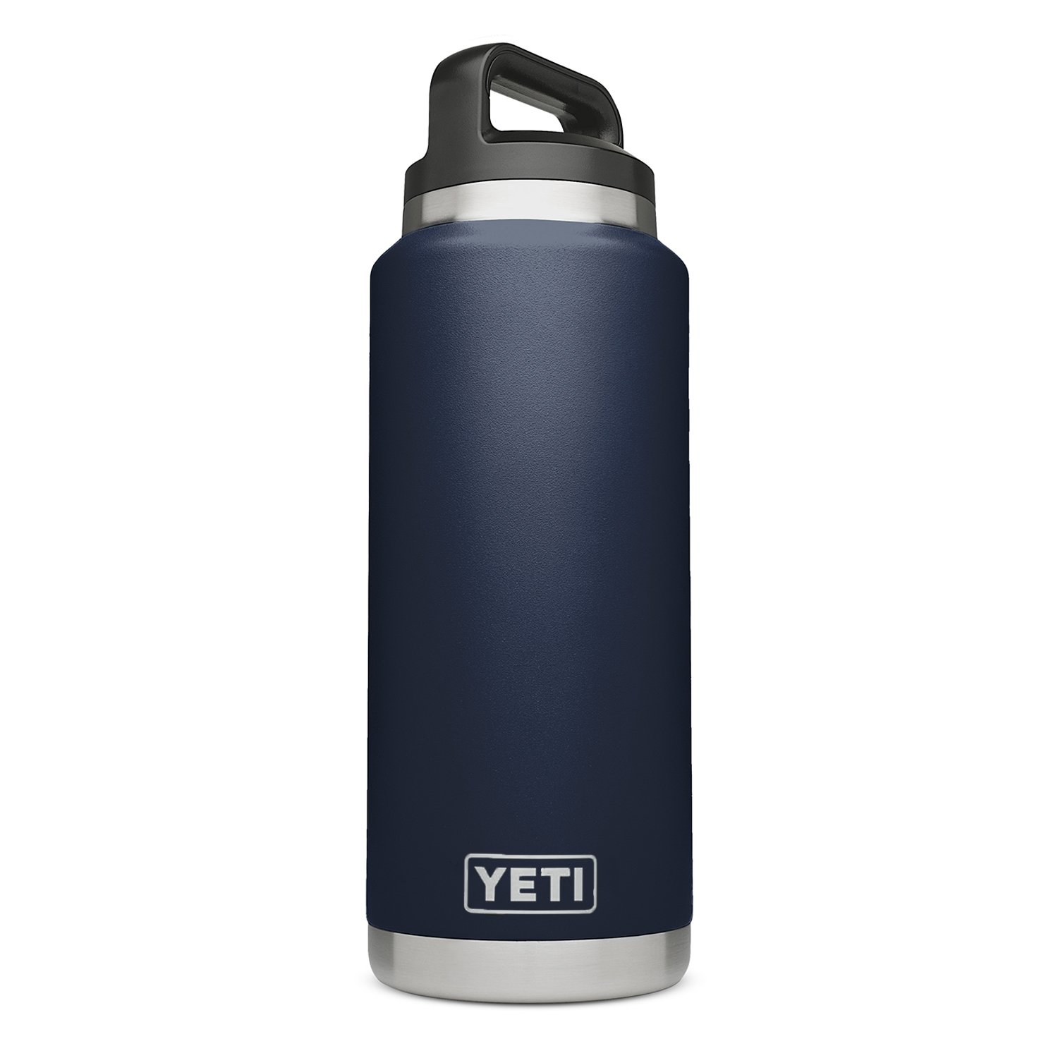YETI Rambler 36 oz Vacuum Insulated Stainless Steel Water Bottle with TripleHaul Cap - Navy Blue | Keeps Drinks Hot/Cold for Hours | Perfect for Hiking, Camping & Outdoor Adventures