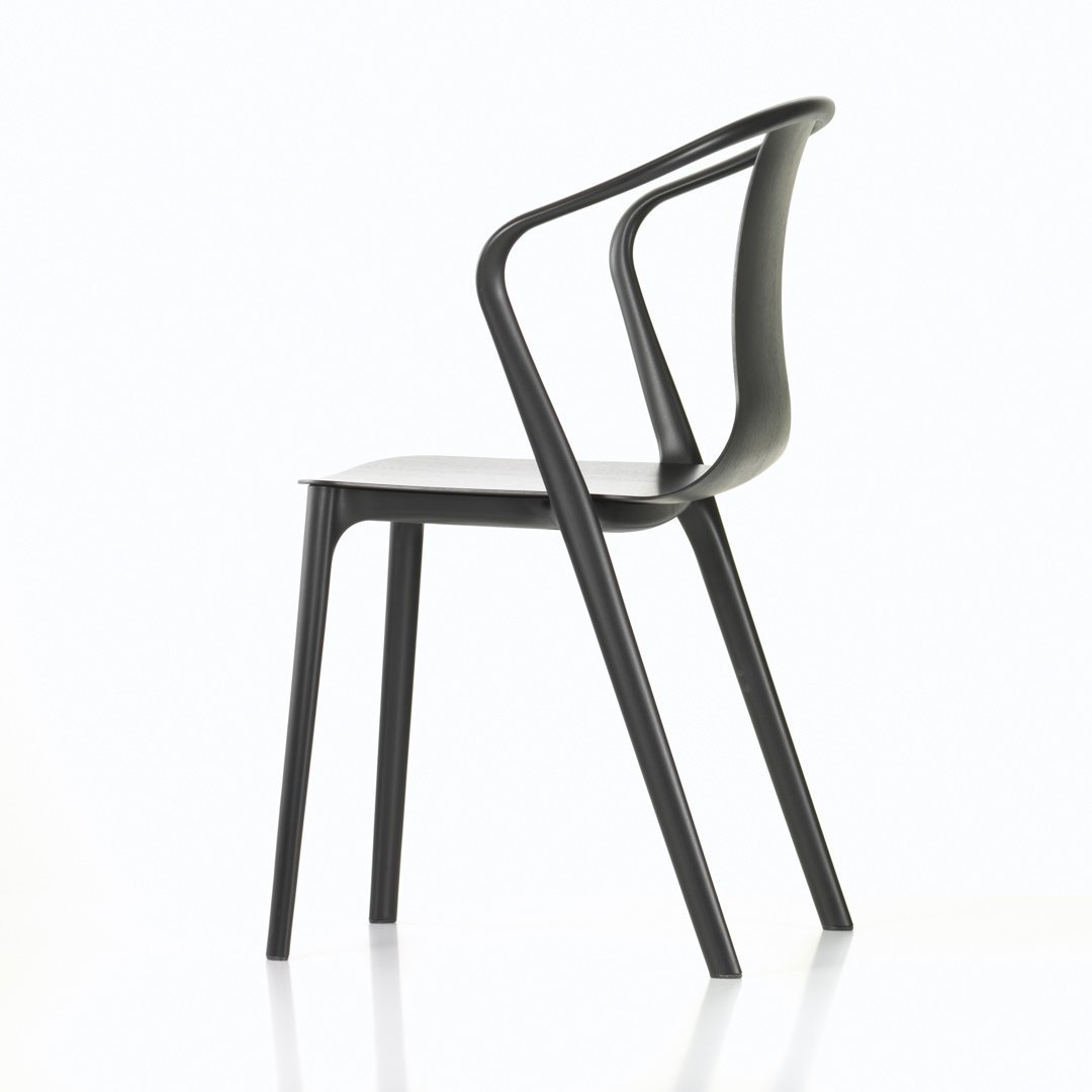 Belleville Plastic Armchair - Modern Indoor & Outdoor Seating for Patio, Garden, and Living Room