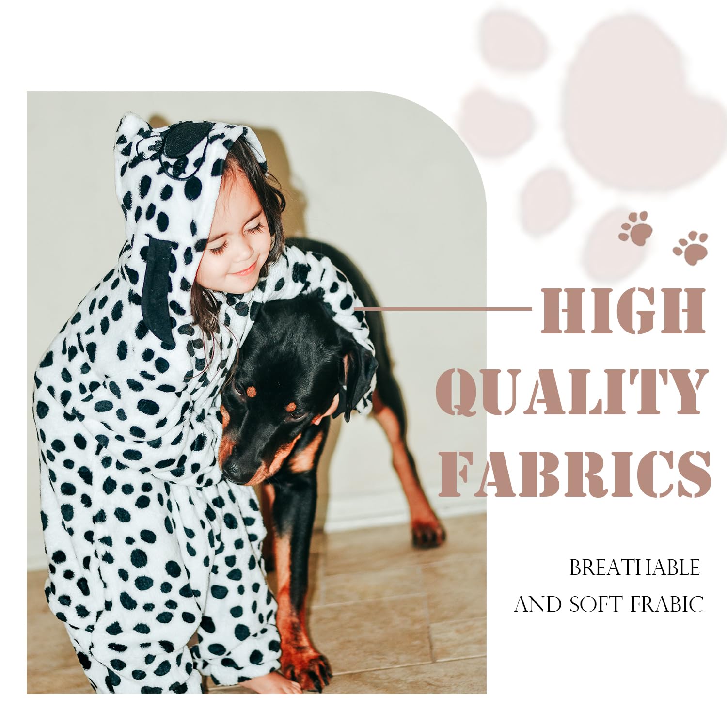 Adorable Dalmatian Costume for Baby Boys & Girls - Cute Animal Bodysuit Halloween Outfit | Perfect for Halloween Parties, Dress-Up Play & Photo Shoots