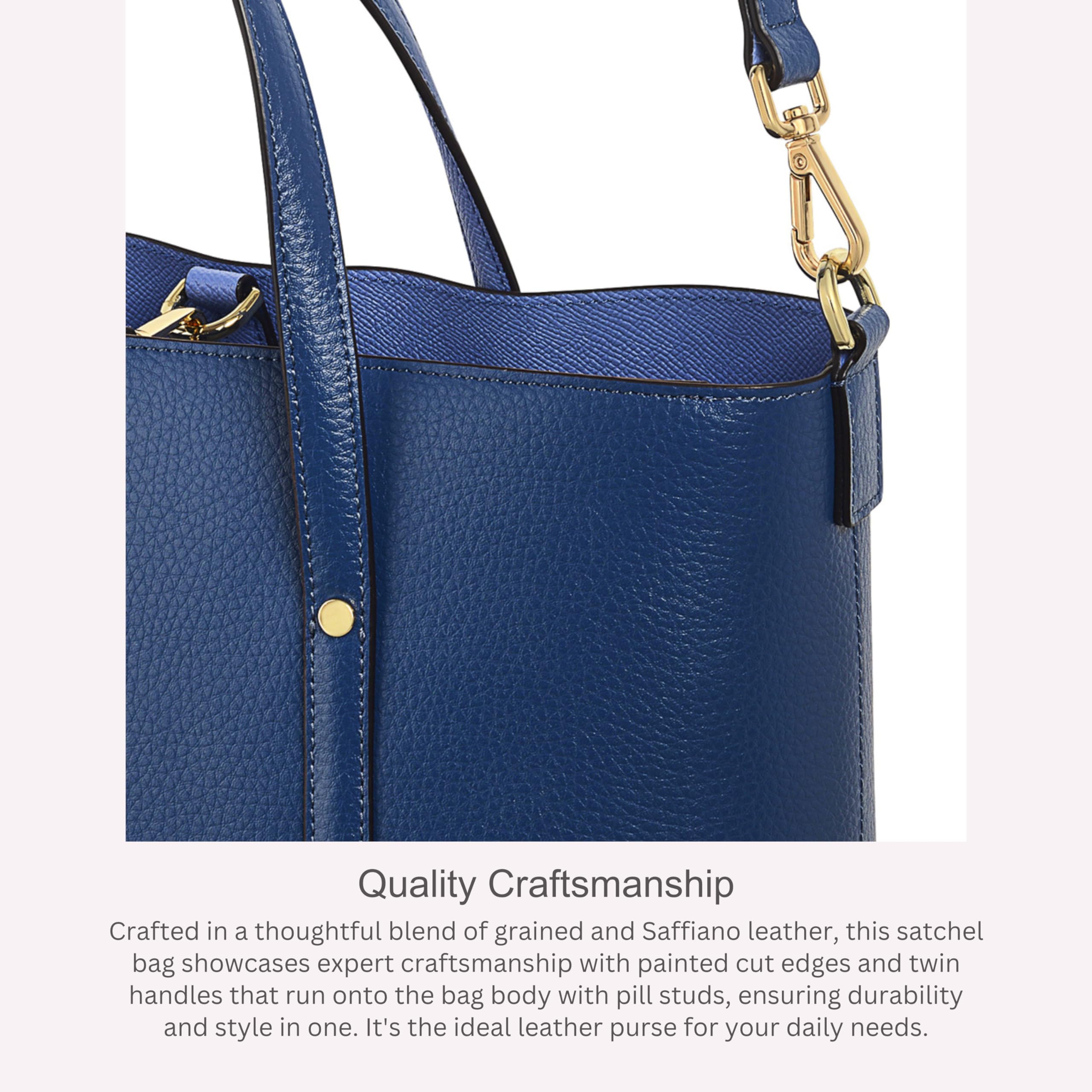 RADLEY London Smithfields Way Medium Open Top Satchel Bag for Women - Genuine Leather Crossbody Purse, Stylish Shoulder Bag for Work, Travel & Everyday Use