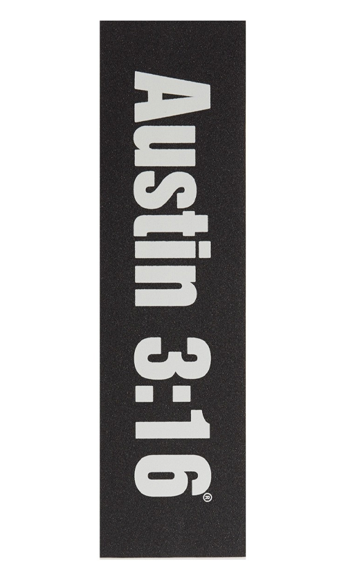 Enjoi Austin 316 Skateboard Grip Tape - Black Non-Slip Deck Adhesive for Enhanced Board Control - Perfect for Street Skating, Tricks, and Longboard Riding
