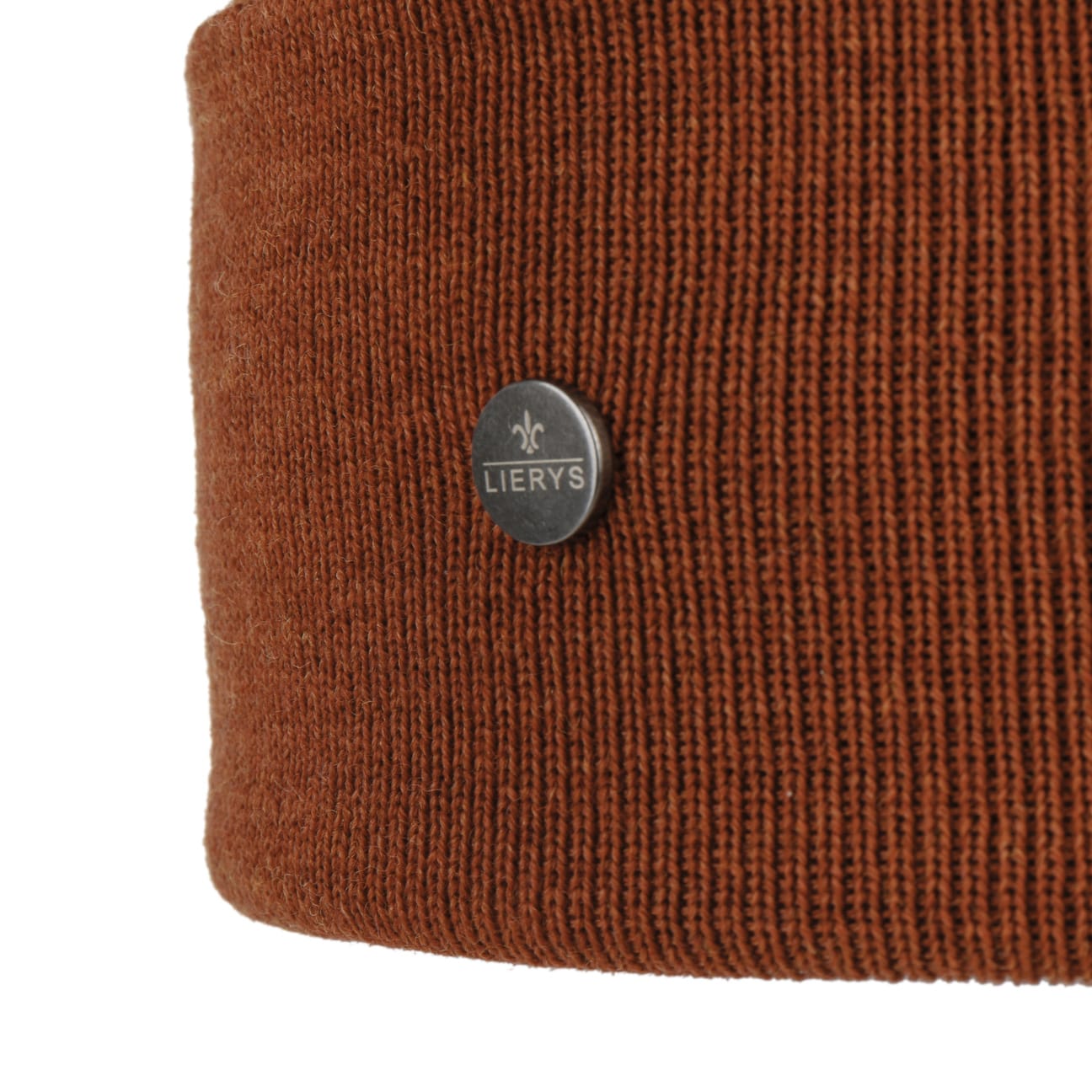 Lierys GOTS Certified Merino Wool Knit Hat with Foldable Cuff - Warm Winter Beanie for Outdoor Activities, Skiing & Hiking