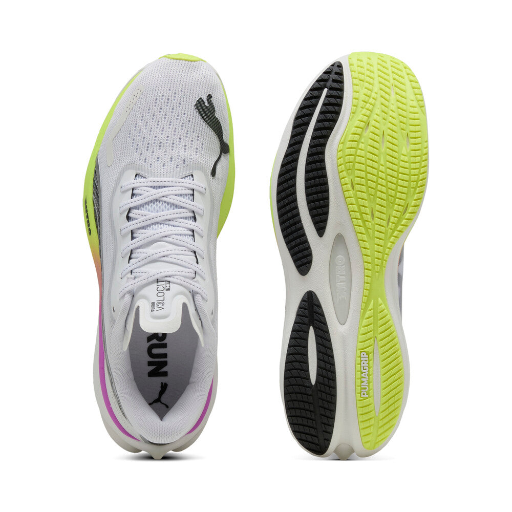 Men's Velocity Nitro 3 Running Shoes - Lightweight Cushioned Sneakers for Men with Responsive Foam - Perfect for Jogging, Gym Workouts & Everyday Wear