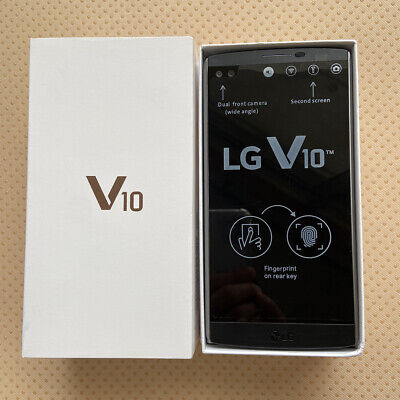 LG V10 H960A Unlocked Smartphone - 4G LTE Verizon GSM Compatible, 64GB Storage, White & Gold - Perfect for Business, Travel & Entertainment