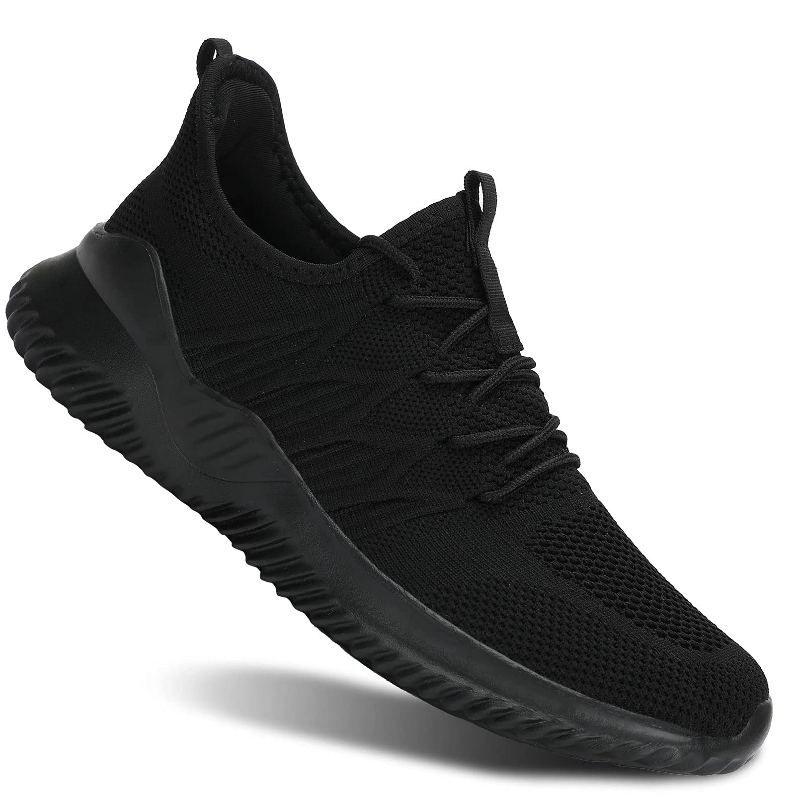 Kvovzo Men's Lightweight Sneakers - Breathable Slip-On Tennis Running Shoes for Casual Walking, Workout & Gym Training - Comfortable Cross-Trainers for Active Lifestyle | Perfect for Jogging, Gym Sessions & Everyday Wear