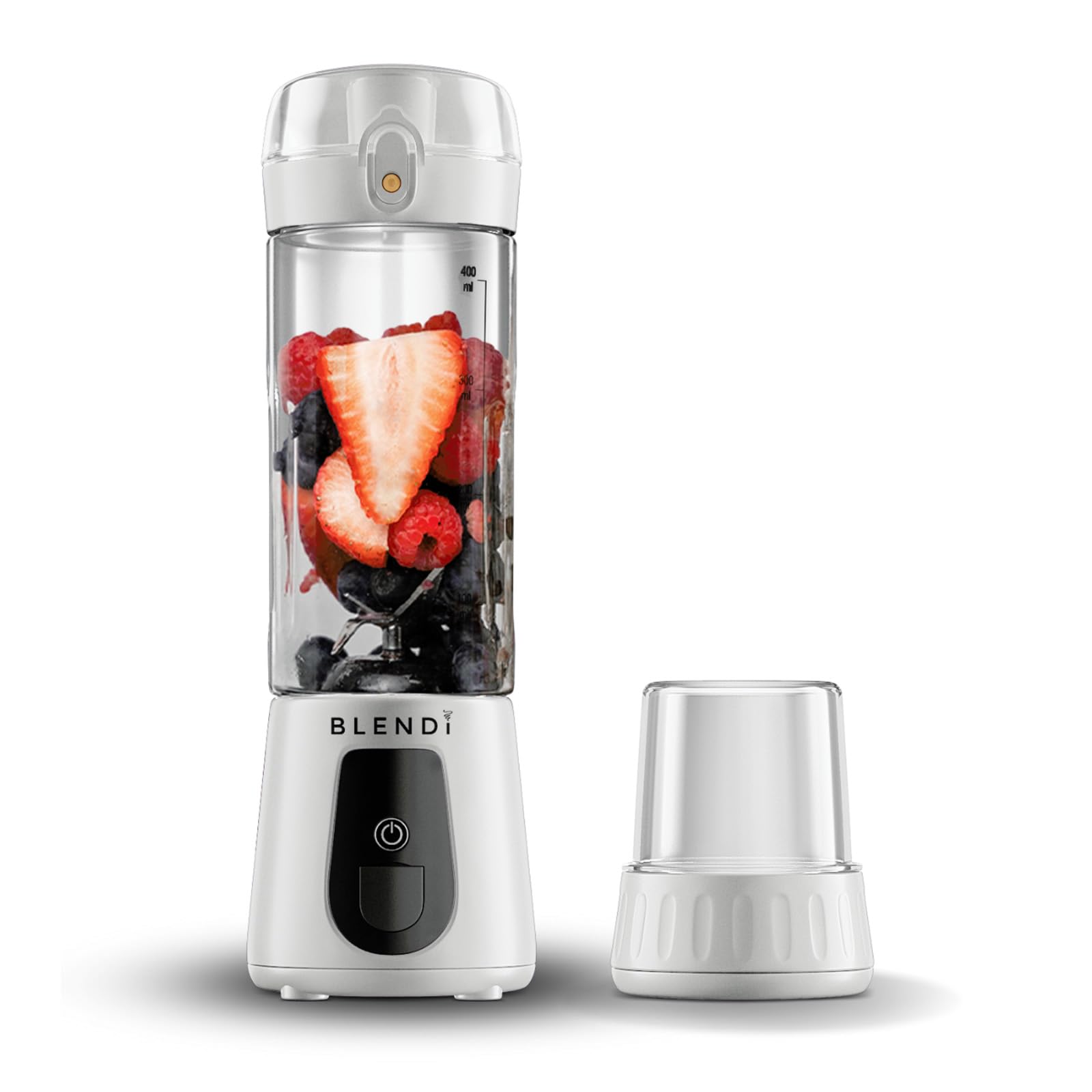 BLENDi Pro+ Portable Blender 17.5oz - 120W Powerful USB-C Rechargeable Cordless Personal Blender for Smoothies, Protein Shakes & Juices - BPA Free Self Cleaning Travel Blender - Perfect for Gym, Office, Camping & Home Use