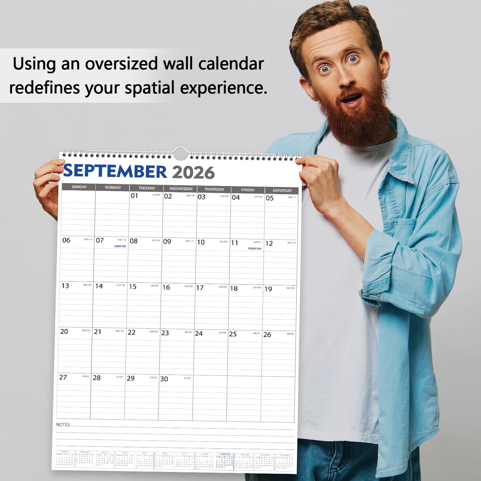 GuassLee 2025-2026 Large Wall Calendar 22