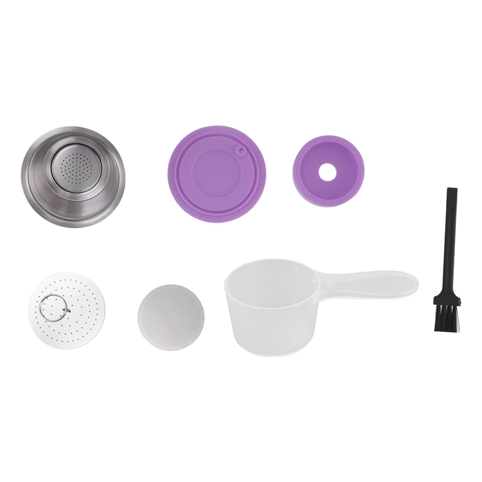 Stainless Steel Reusable Coffee Pods for Keurig - Eco-Friendly Refillable Coffee Capsules & Filters (Purple) | Perfect for Home, Office & Camping Use